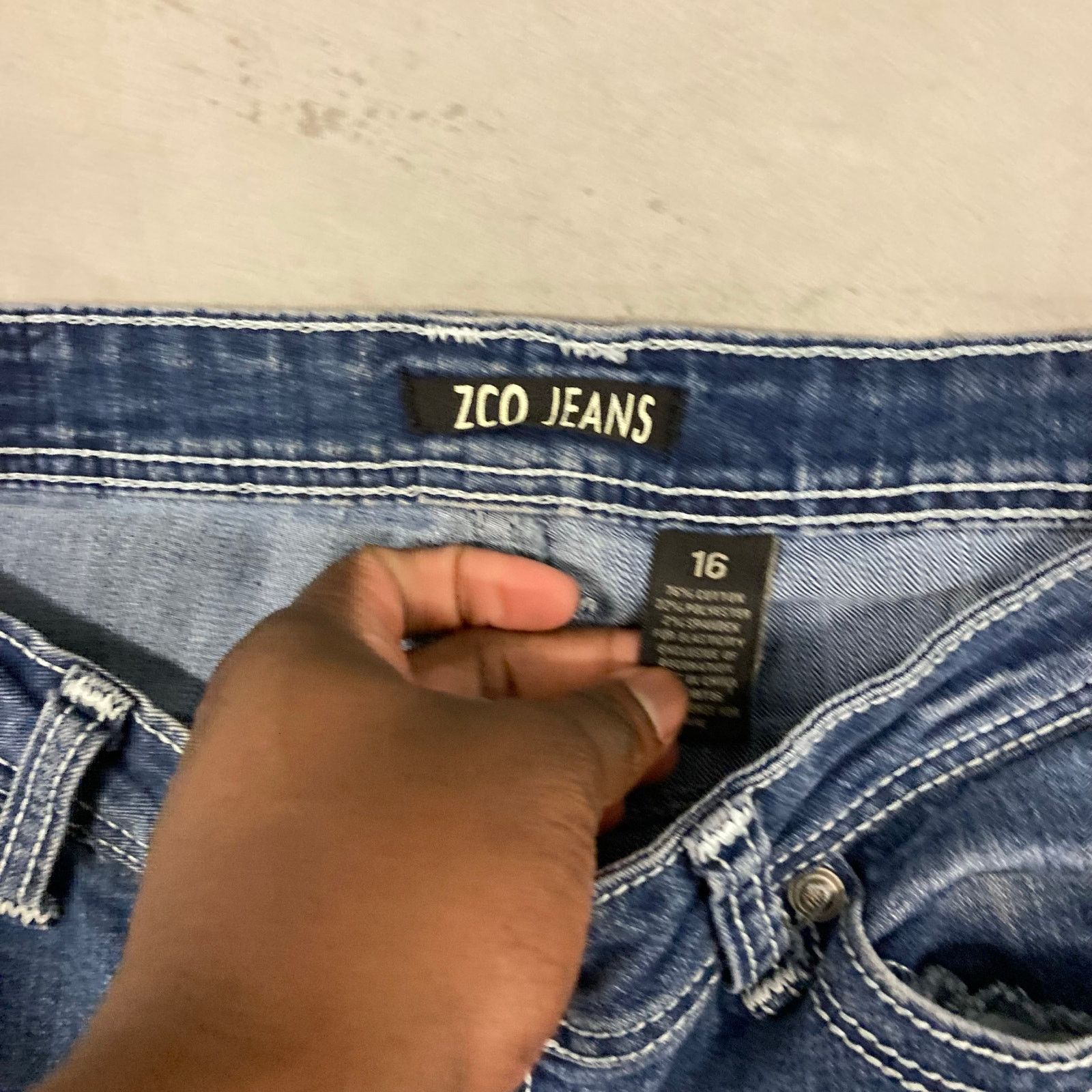 Vintage y2k zco low rise bootcut Jeans 35x31 Size US 35 - 5 Thumbnail