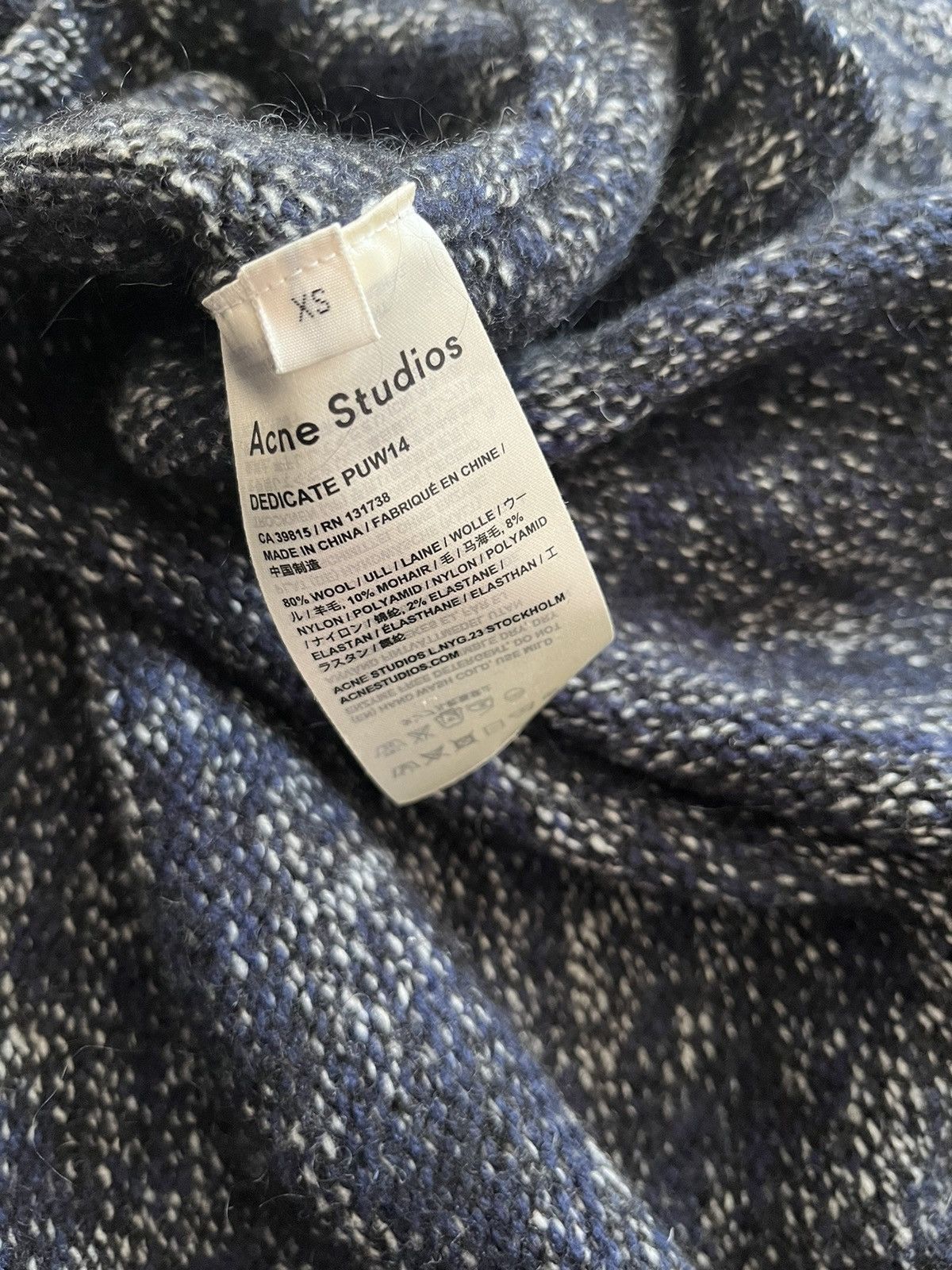 Acne Studios Dedicate Wool Knit Turtleneck Size US XS / EU 42 / 0 - 4 Thumbnail