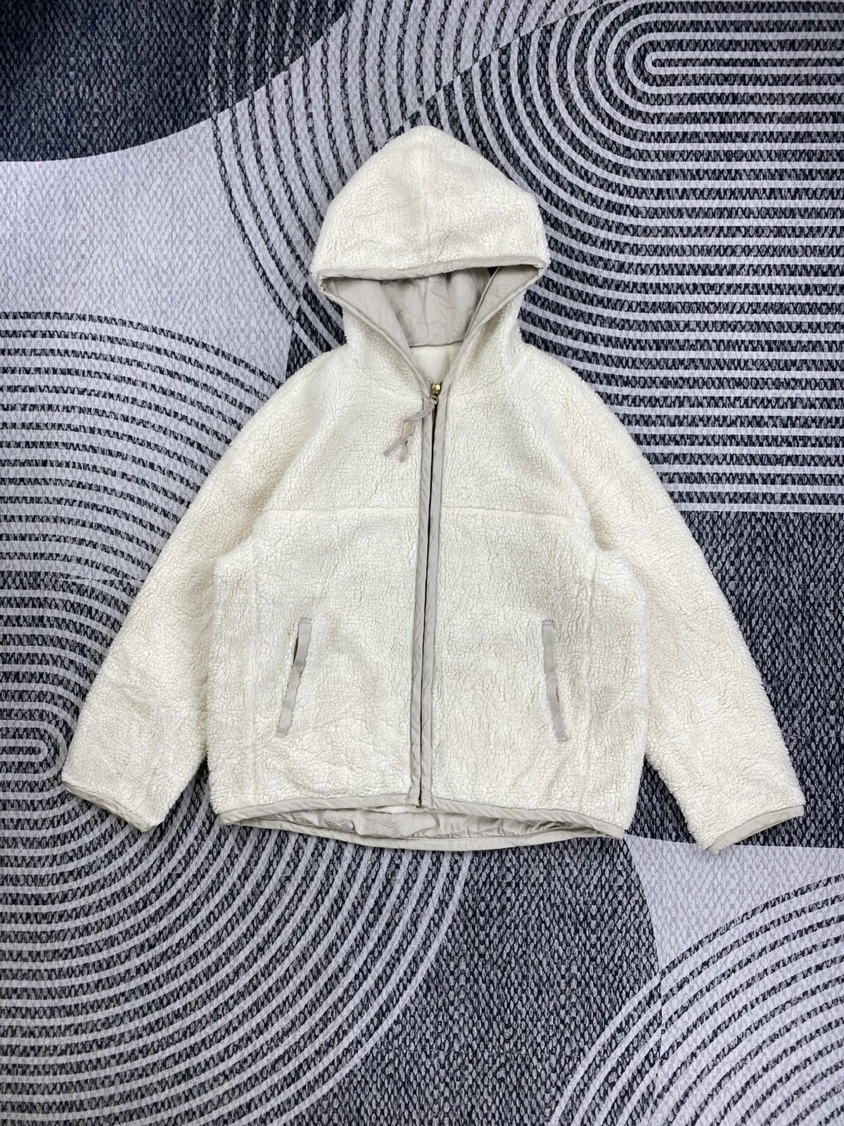 Michel Klein Michel Klein Sherpa Hoodie Zipper Jacket Size US L / EU 52-54 / 3 - 1 Thumbnail