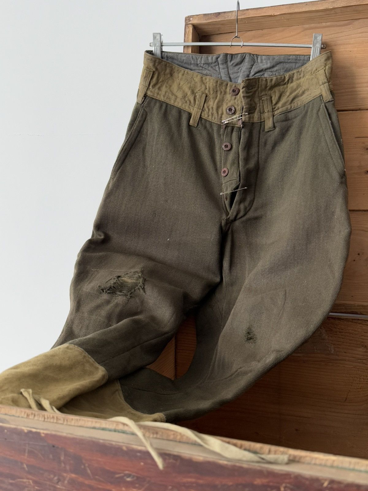 Cccp WW2 Era 1943 Pattern USSR RKKA Faded Galife Pants Size US 30 / EU 46 - 1 Thumbnail