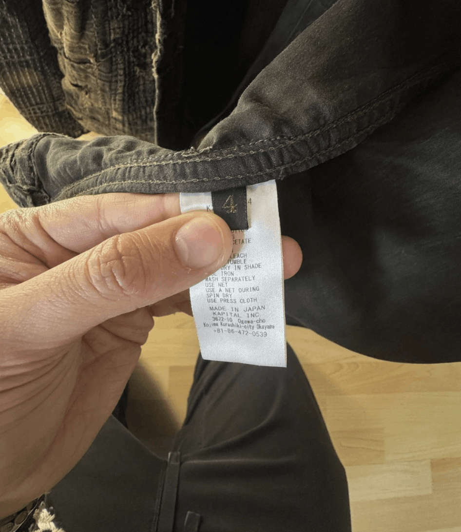 Kapital Kapital Black Boro Denim Jacket Size 4 Size US XL / EU 56 / 4 - 5 Thumbnail