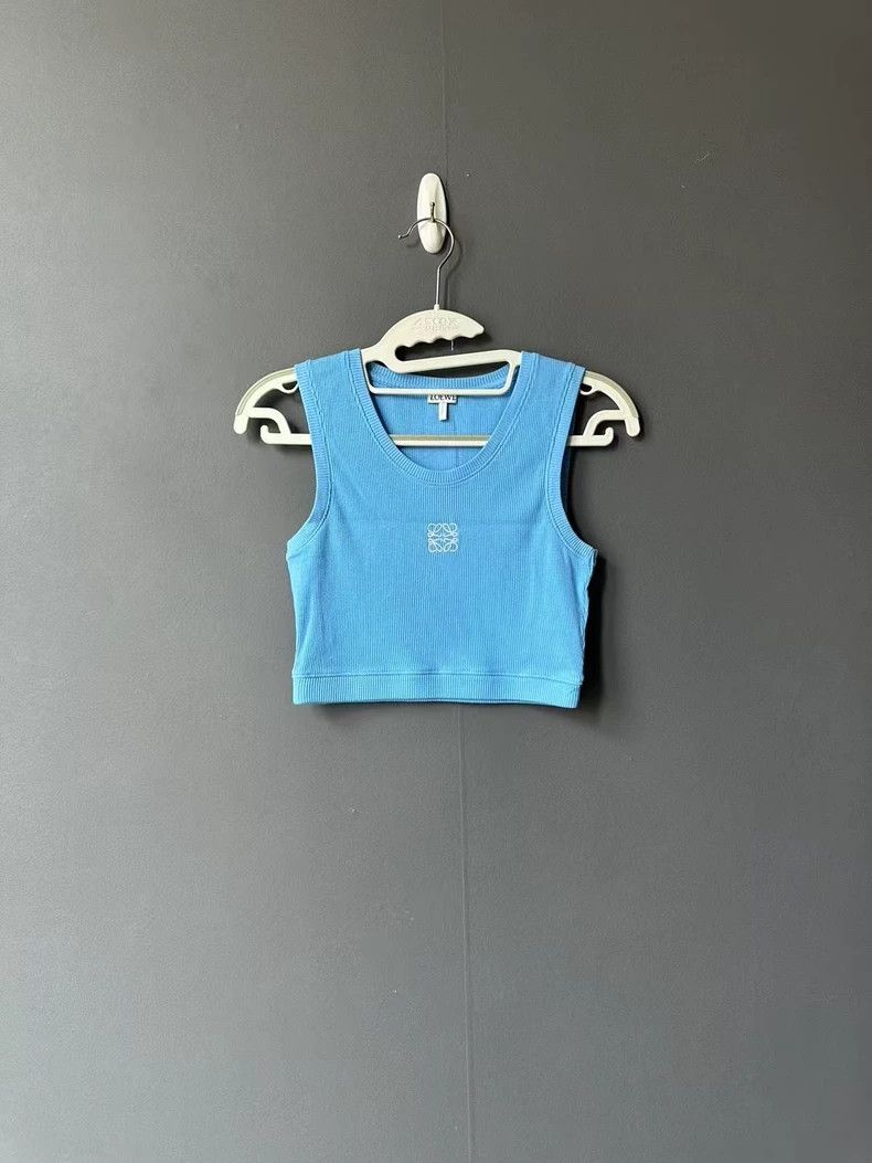 Loewe loewe Blue embroidered vest 2505-Nextarrow Size US S / EU 44-46 / 1 - 1 Thumbnail