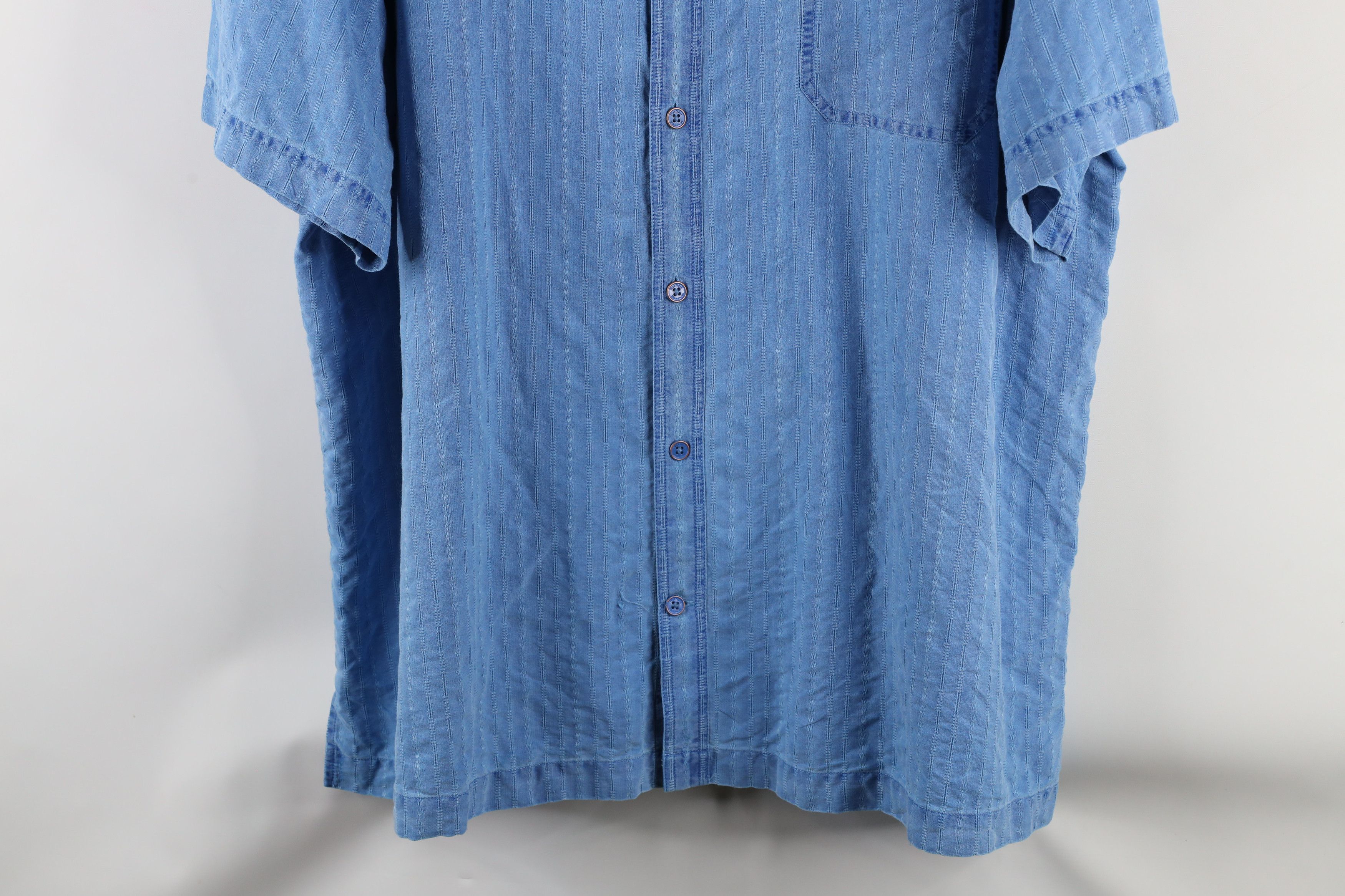 Nat Nast × Vintage Vintage Nat Nast Luxury Originals Striped Button Shirt Size US XXL / EU 58 / 5 - 3 Thumbnail