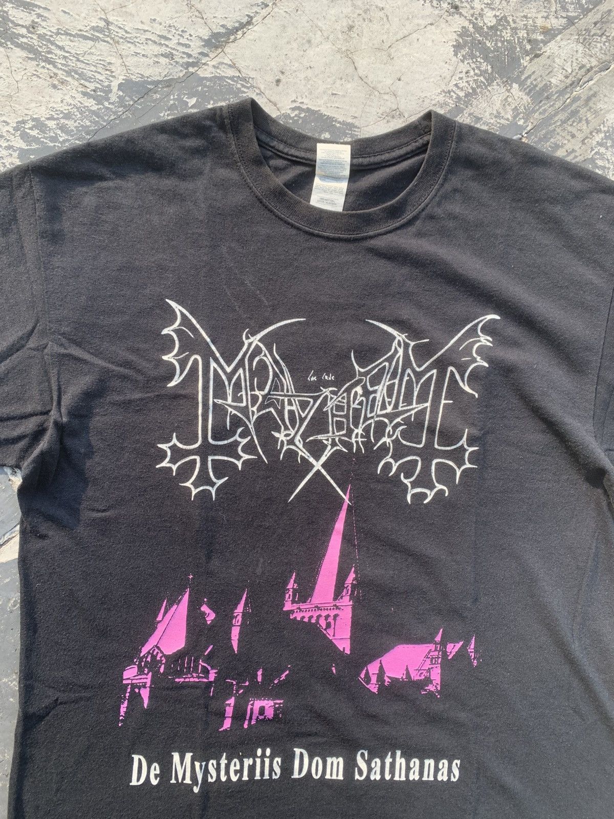 Band Tees Vtg Mayhem 2010 De Mysteriis Dom Sathanas Size US XL / EU 56 / 4 - 2 Thumbnail