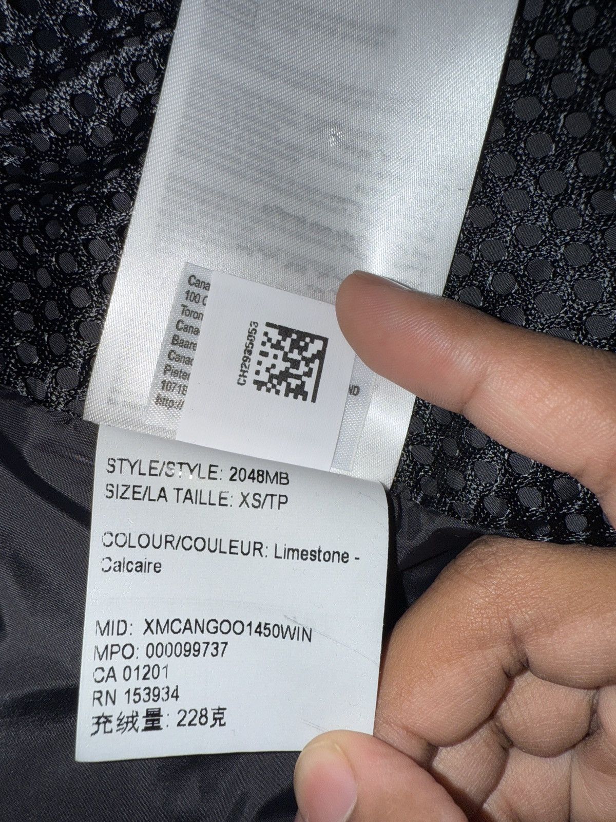 Canada Goose Canada goose Wyndham Parka (Men, limestone) Size US XS / EU 42 / 0 - 6 Thumbnail
