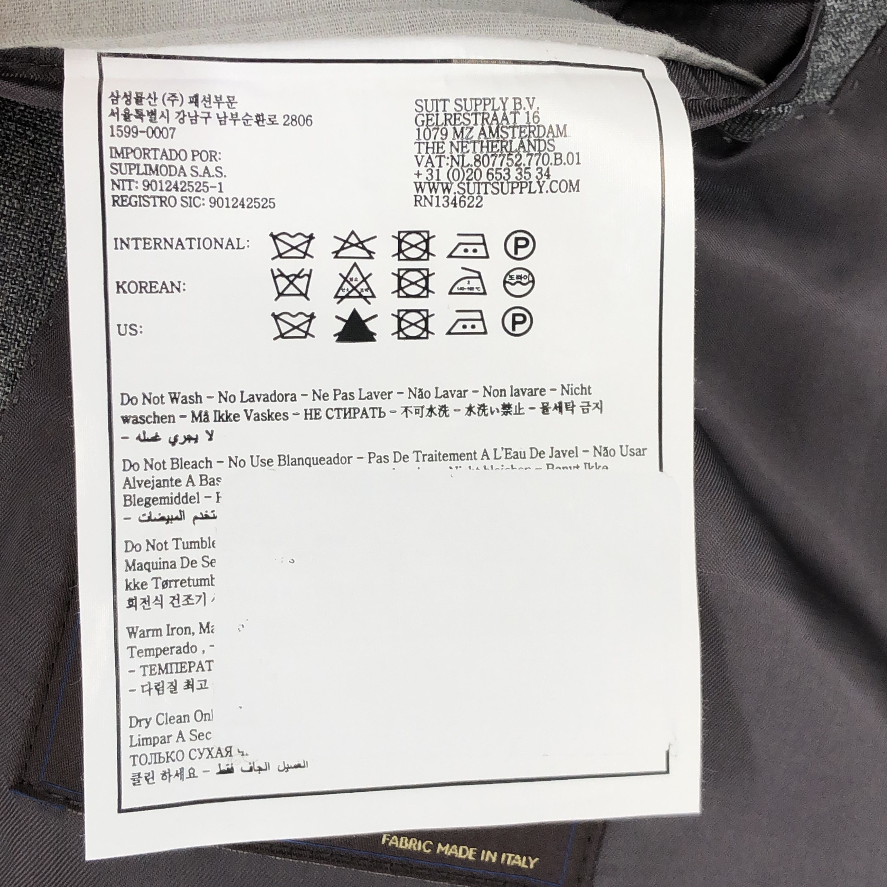 Suitsupply Lazio Single Breasted Wool Blazer Size EU:50; UK:40; US:40S Size 40S - 10 Thumbnail