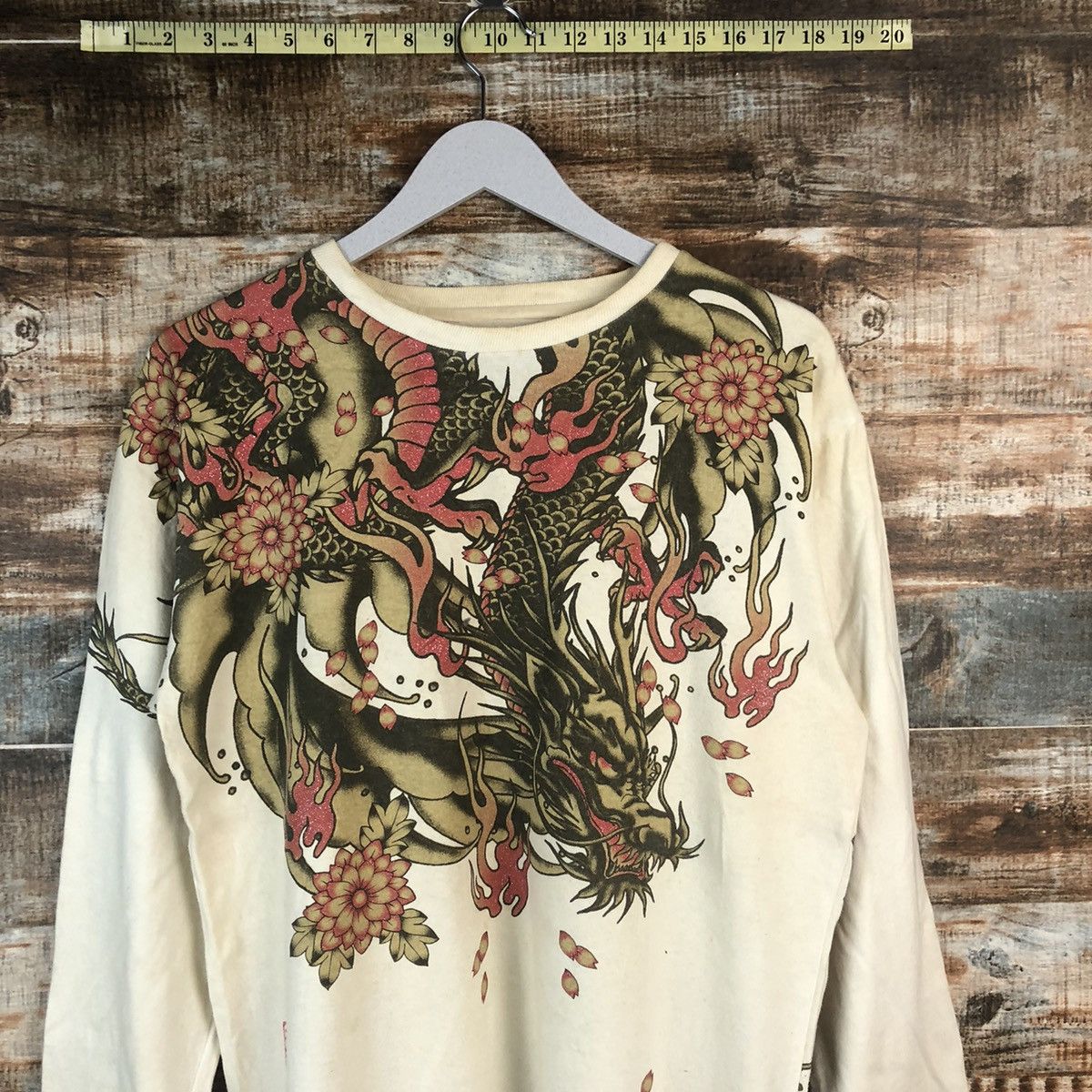 Japanese Brand Japanese Brand Dragon kimono style yakuza shirt #A1971 Size US M / EU 48-50 / 2 - 5 Thumbnail