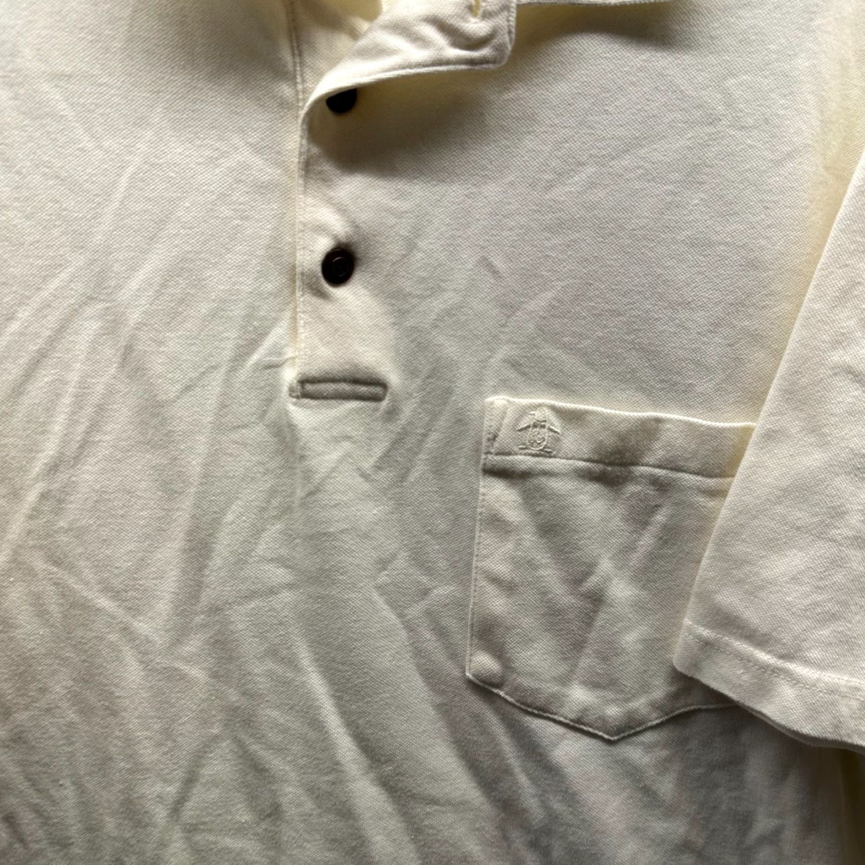 Vintage VINTAGE Penguin Polo Shirt Adult XL White Polo Shirt Mens 90s Size US XL / EU 56 / 4 - 3 Thumbnail
