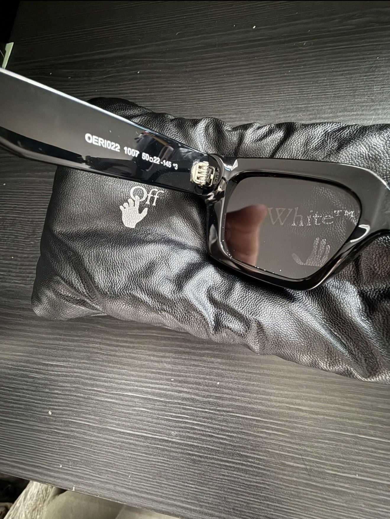 Off-White OFF-White Virgil Rectangle Frame Sunglasses Size ONE SIZE - 4 Thumbnail