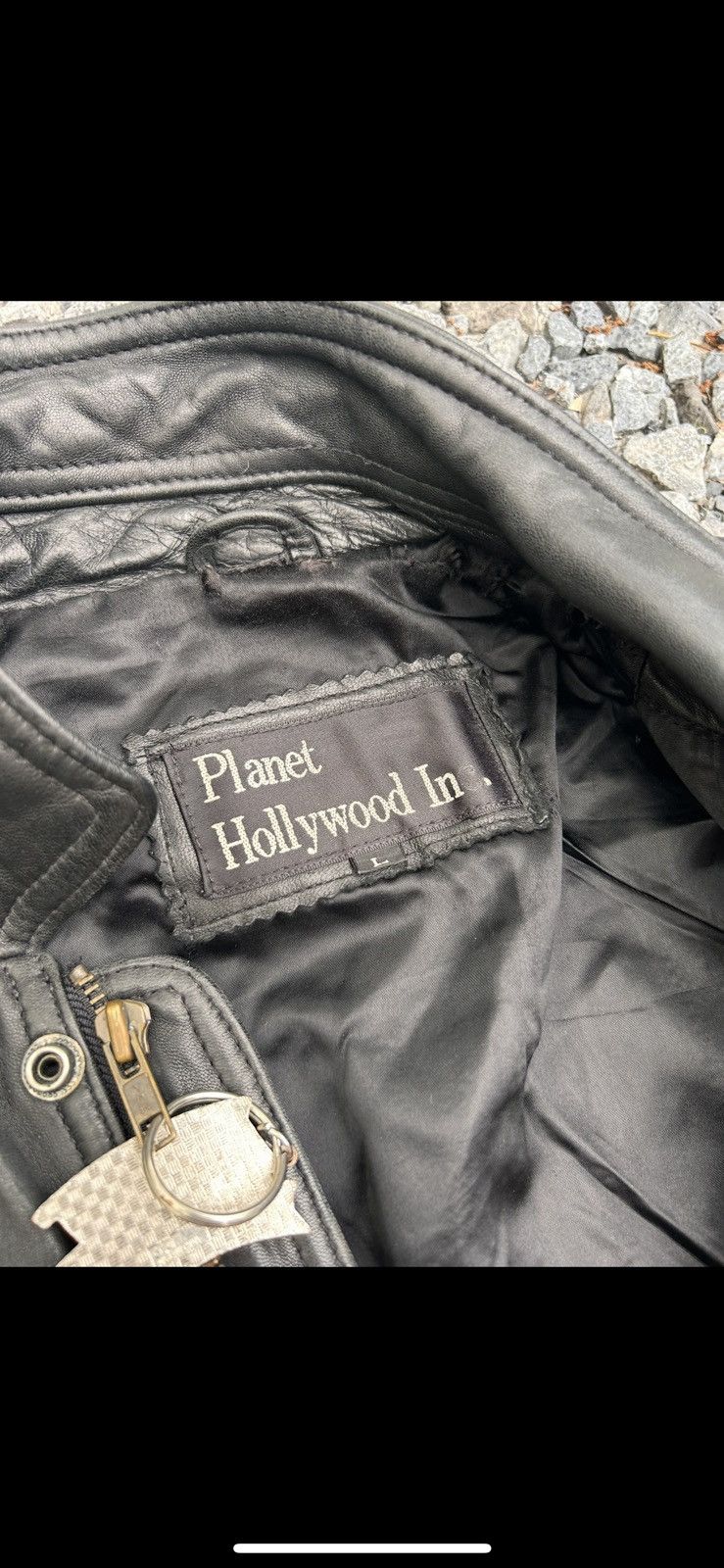 Planet Hollywood 1991 Planet Hollywood F&F Leather Jacket Size US L / EU 52-54 / 3 - 3 Thumbnail