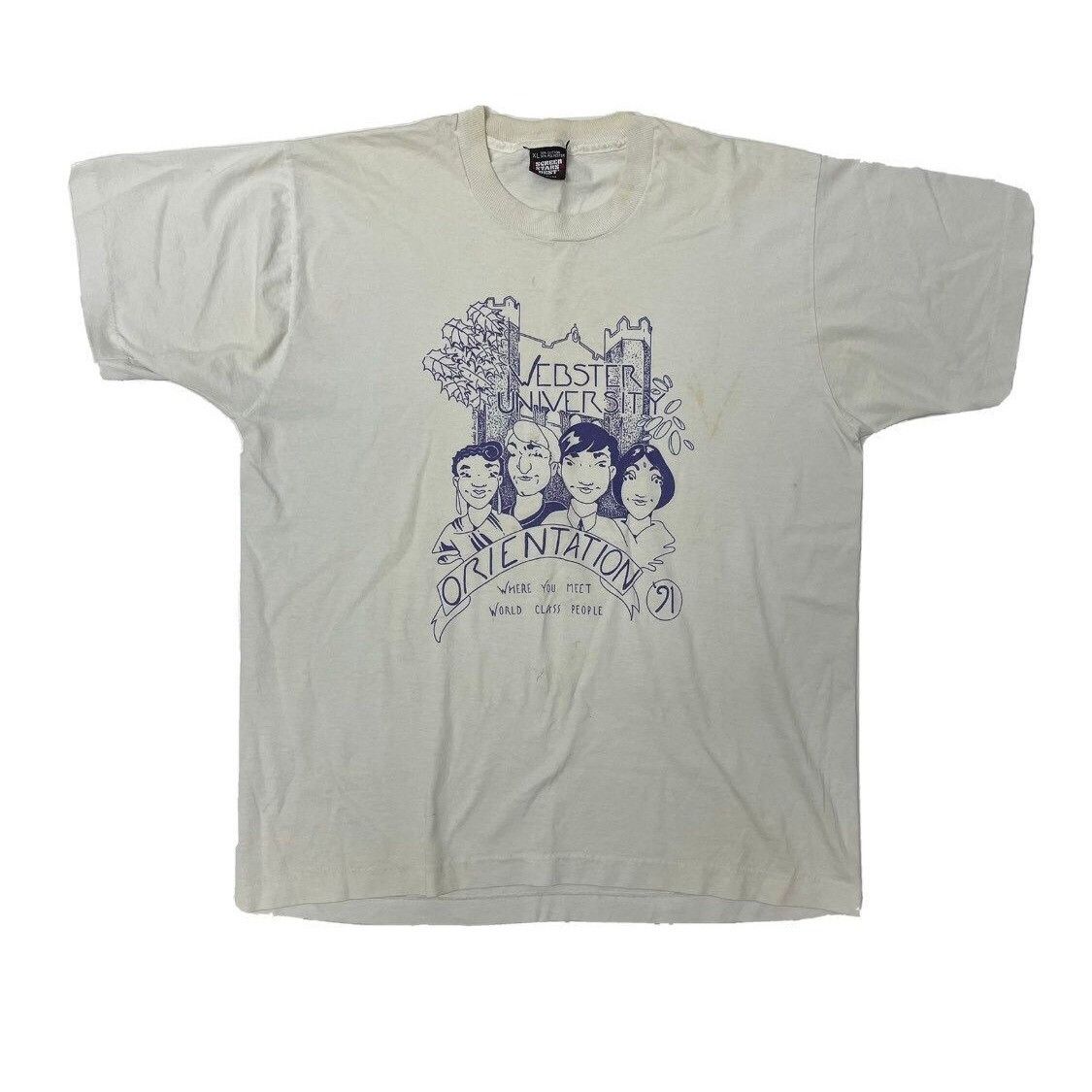 Other Vtg 1991 Screen Stars Best Webster University 50/50 T Shirt Size US XL / EU 56 / 4 - 3 Thumbnail