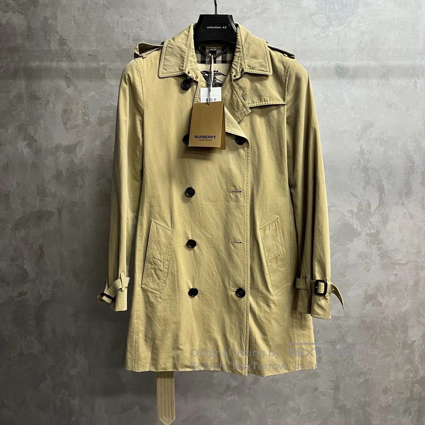 Burberry Burberry size 8 Striped hooded jacket with fur lining and Size 4XL / US 24-26 - 1 Thumbnail