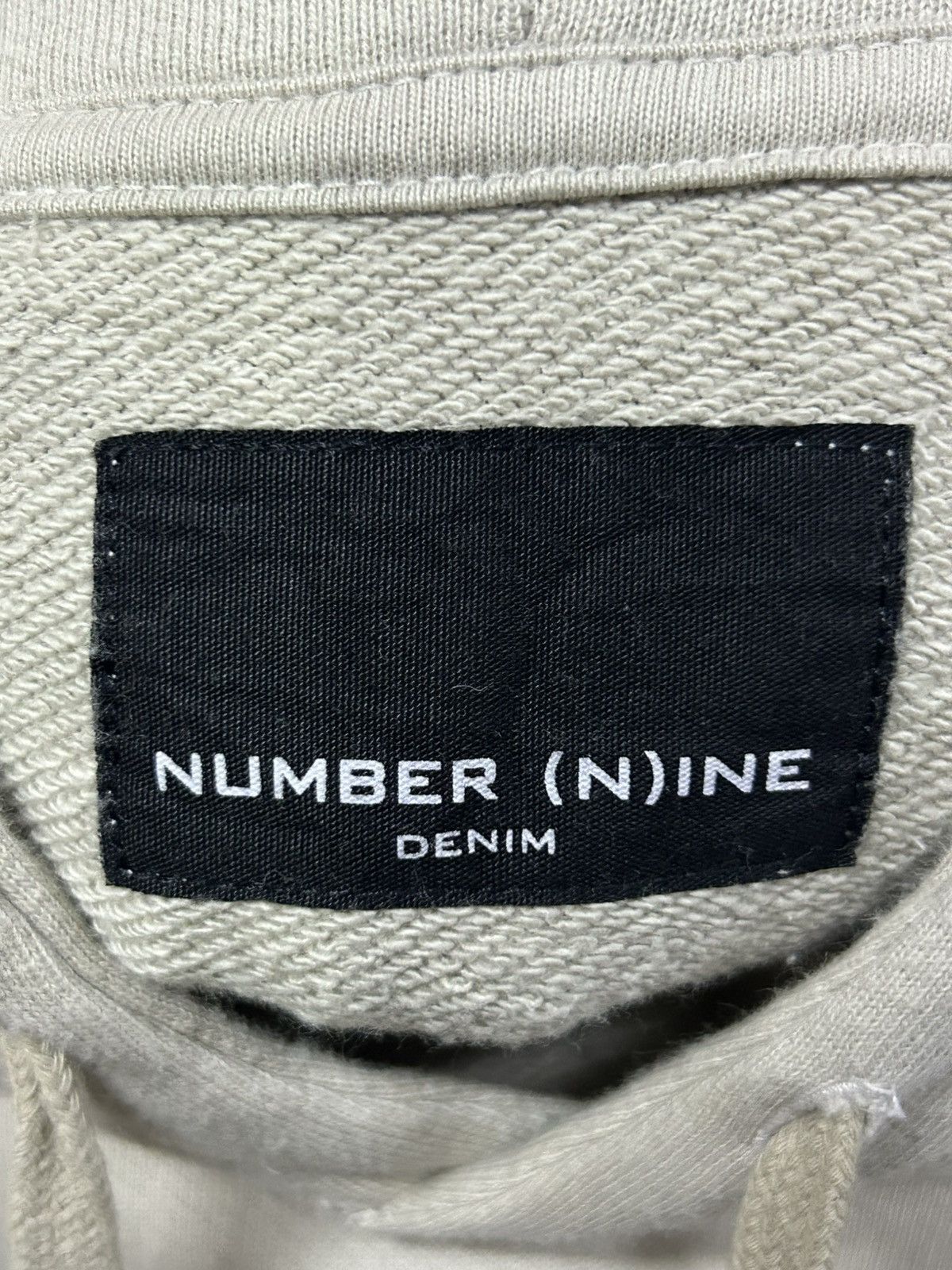 Number (N)ine Vintage Number Nine center embroidery hoodie Size US S / EU 44-46 / 1 - 7 Thumbnail