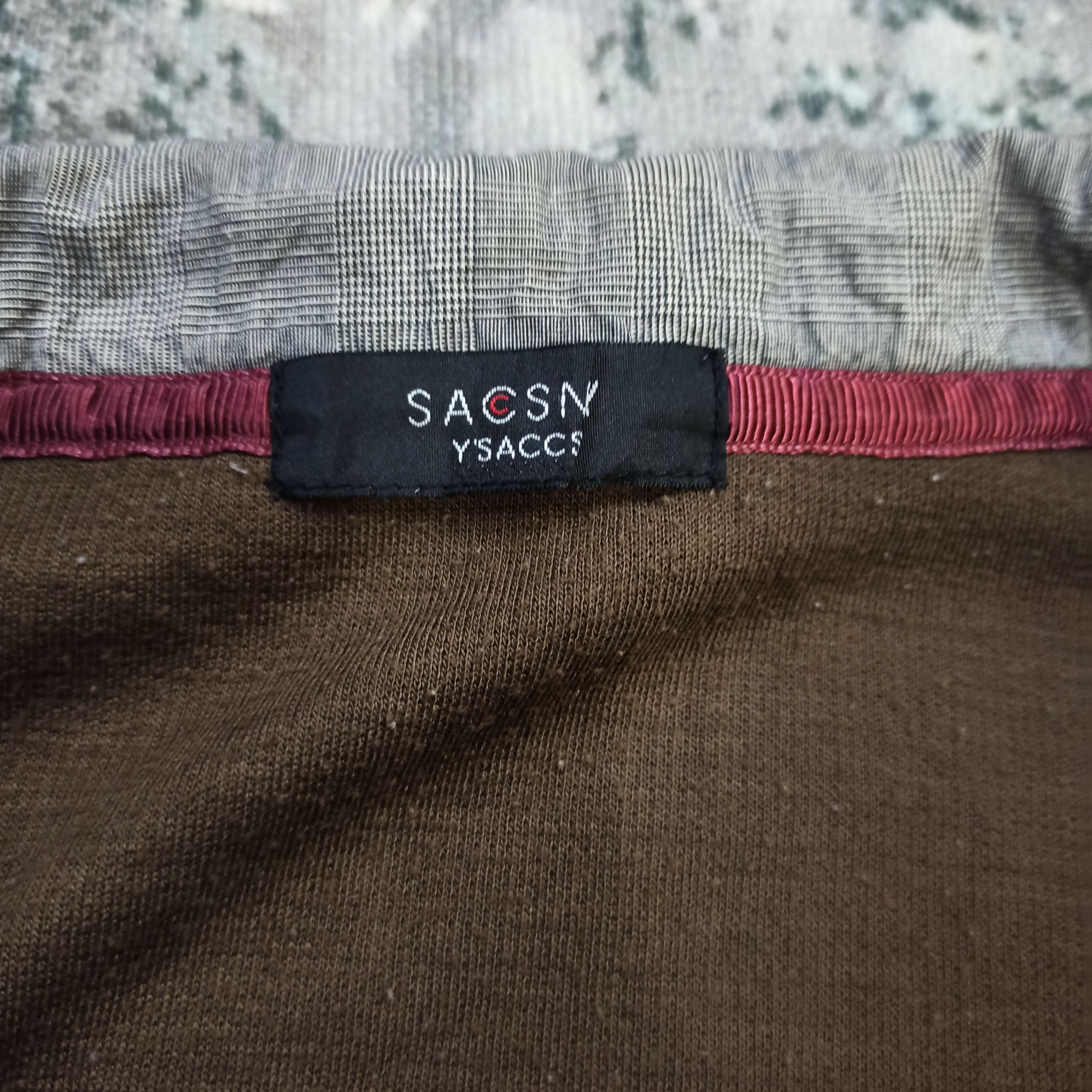 Yohji Yamamoto Vintage SACSNY Y'SACCS By Yohji Yamamoto/Ys Long Sleeve Size US L / EU 52-54 / 3 - 6 Thumbnail