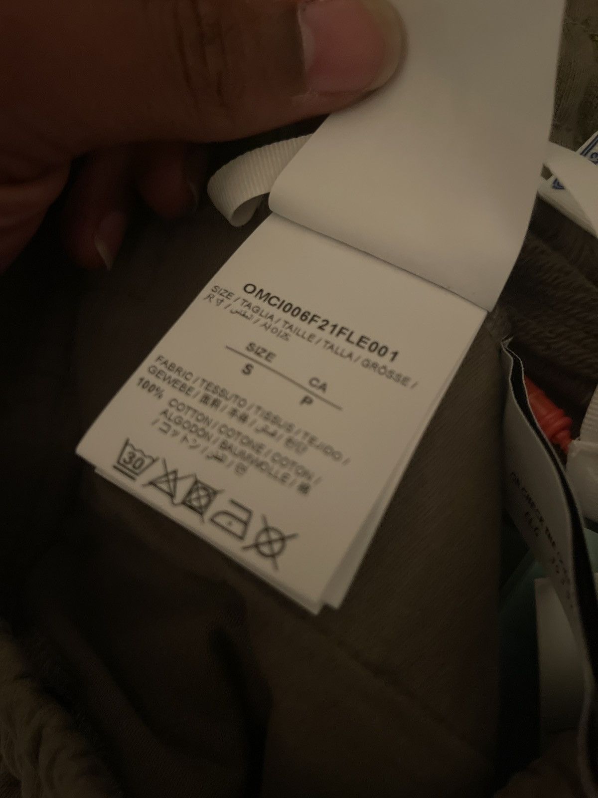 Off-White Green/Blk Off-white Sweatshorts Size US 31 - 4 Thumbnail