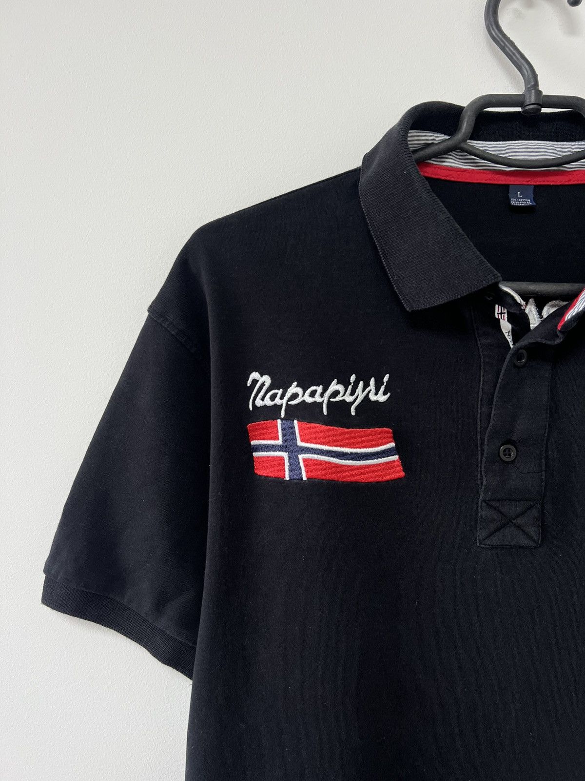 Napapijri Napapijri 1987 Black Polo Shirt Shirt Sleeve Black Rare sz L Size US L / EU 52-54 / 3 - 18 Thumbnail