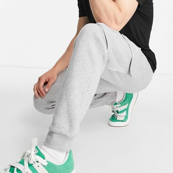 Adidas NWT ADIDAS LIGHT GRAY SLIM FIT CARGO STRAIGHT LEG SWEATPANTS Size US 30 / EU 46 - 2 Thumbnail
