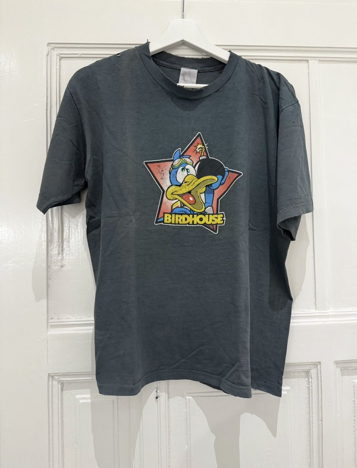 Tony Hawk Birdhouse Duck Bomb Steve Berra vintage 90s T-shirt Size US L / EU 52-54 / 3 - 1 Thumbnail