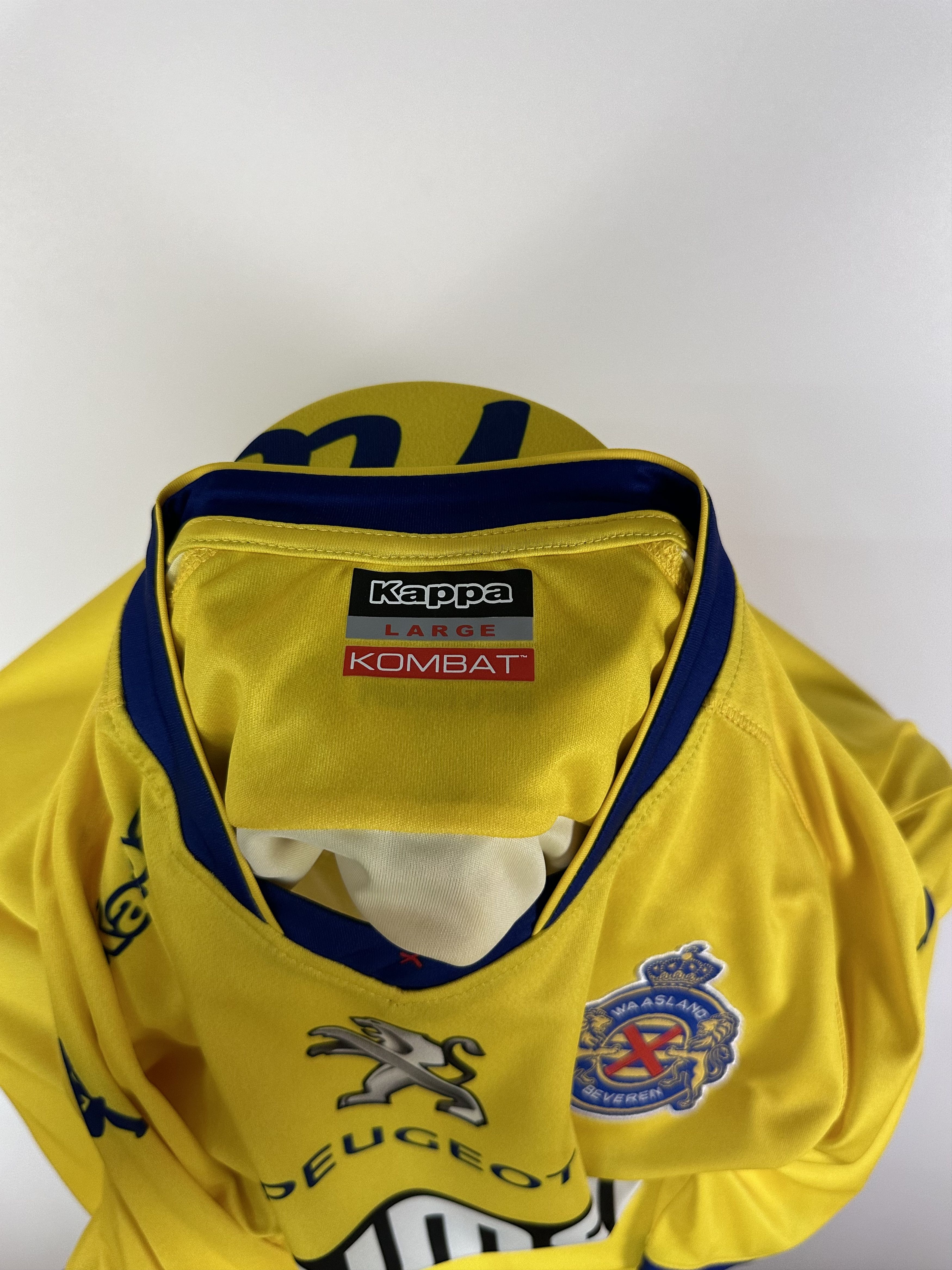 Kappa WAASLAND BEVEREN 2015 16 FOOTBALL SHIRT SOCCER JERSEY KAPPA Size US L / EU 52-54 / 3 - 11 Thumbnail