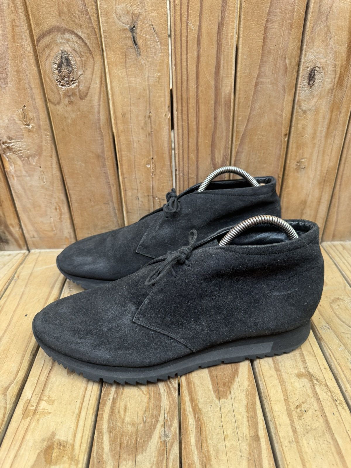 Prada Prada distressed leather Men’s chukka boots SIZE UK 8 US 9 Size US 9 / EU 42 - 19 Thumbnail
