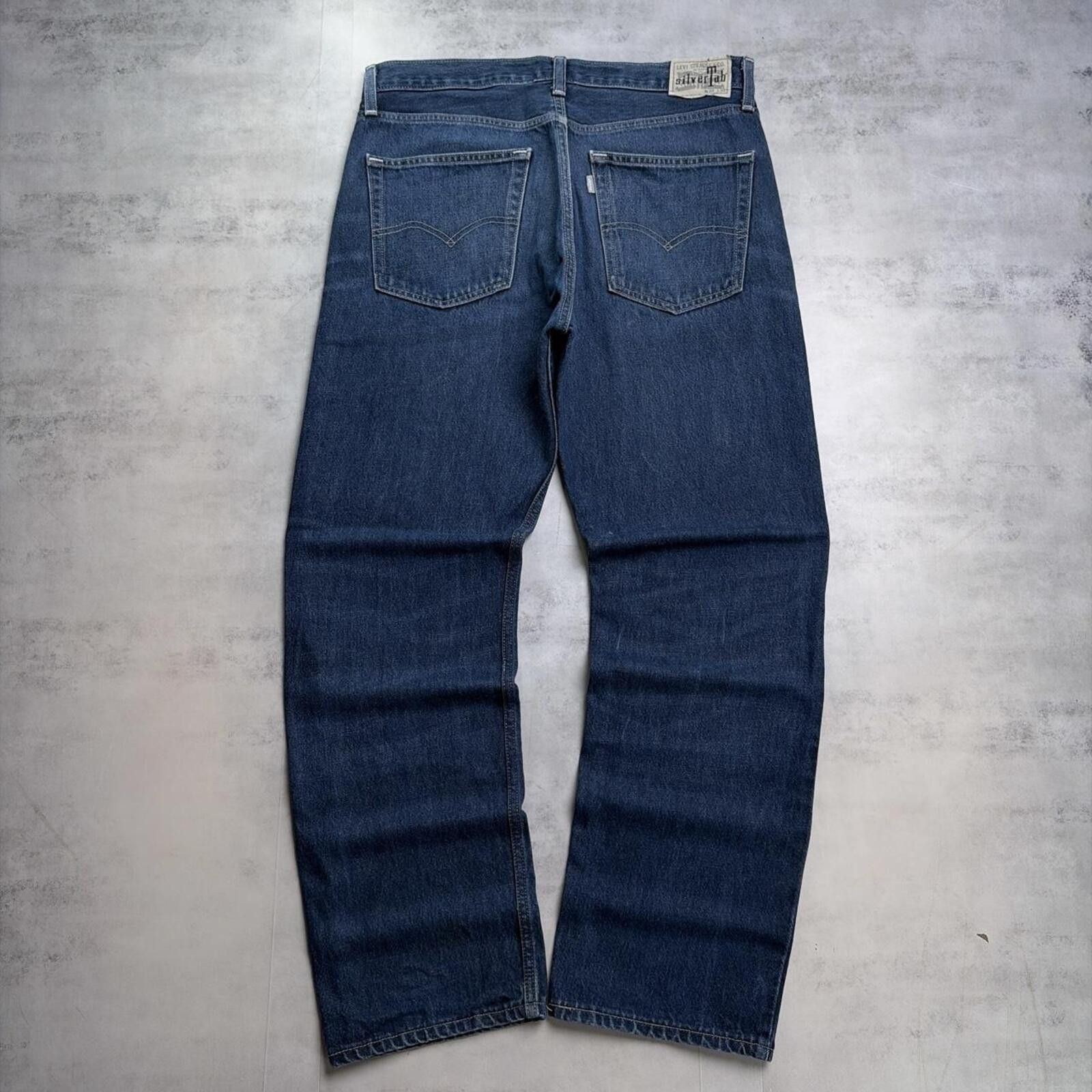 Levi's Y2K Blue Levi’s Silvertab Straight Denim Jeans Size US 34 / EU 50 - 1 Thumbnail
