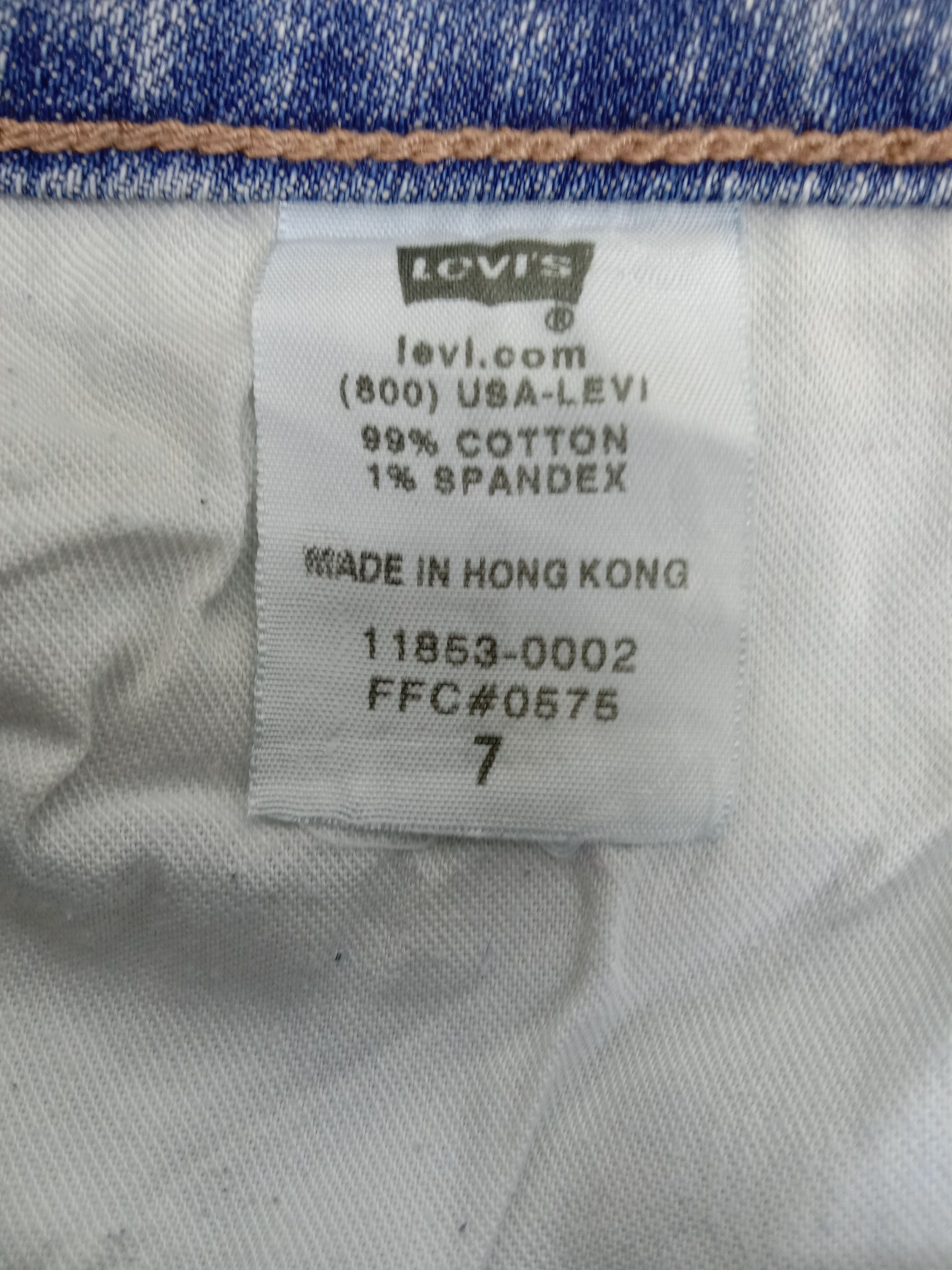 Levi's Vintage Levi's 524 Flare Jeans Faded Blue Denim Size 31" - 13 Thumbnail