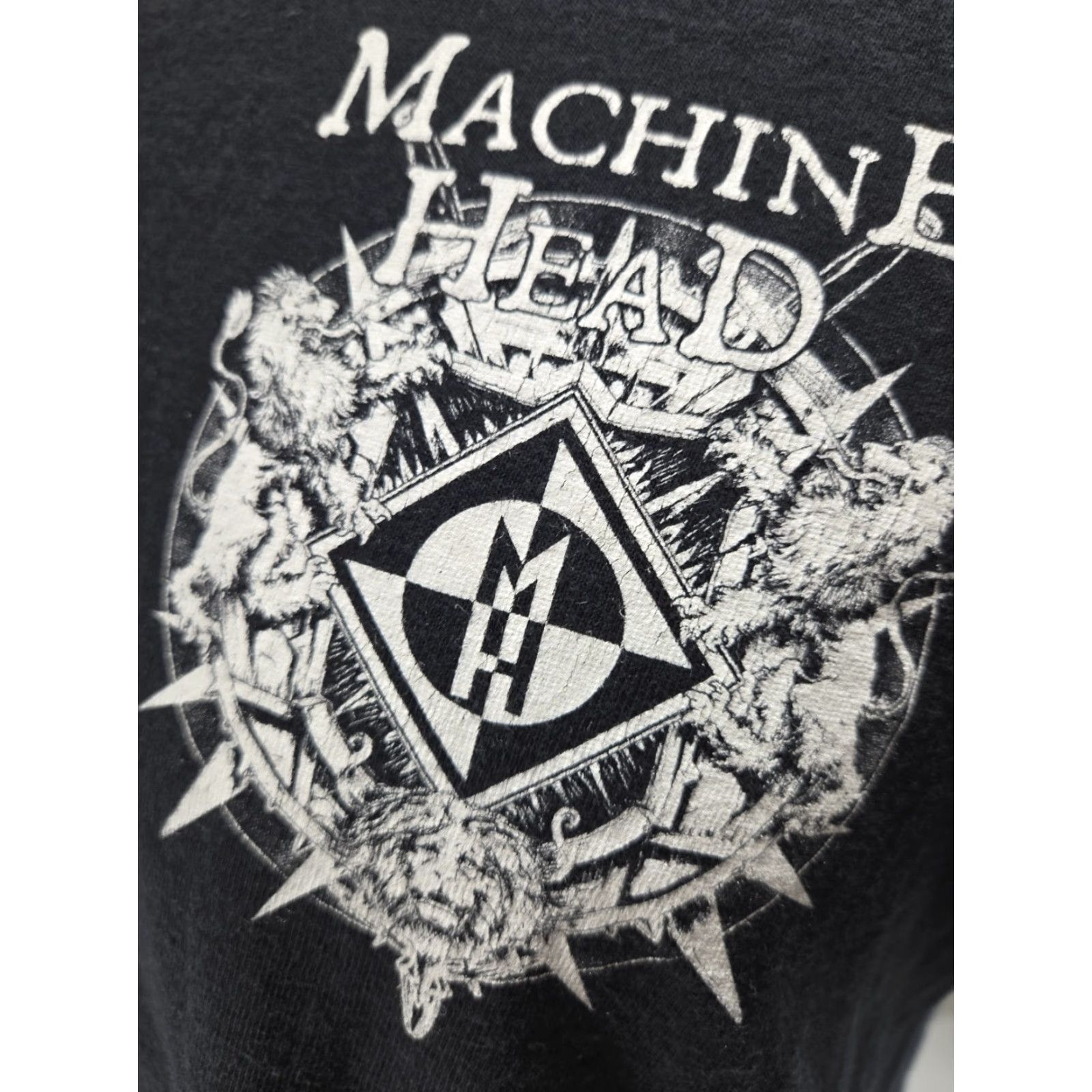 Vintage MACHINE HEAD Catharsis American Tour 2018 MENS 2-SIDED BLACK T-SHIRT XL Size US XL / EU 56 / 4 - 7 Thumbnail