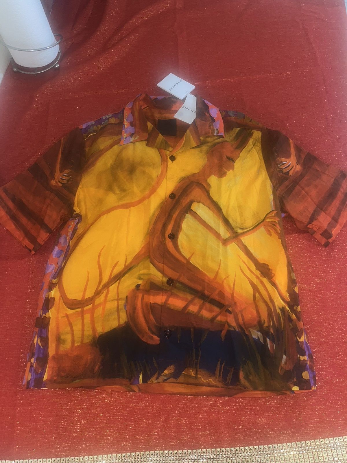 Givenchy Givenchy Devil Print Shirt Sz 41 Size US L / EU 52-54 / 3 - 13 Thumbnail
