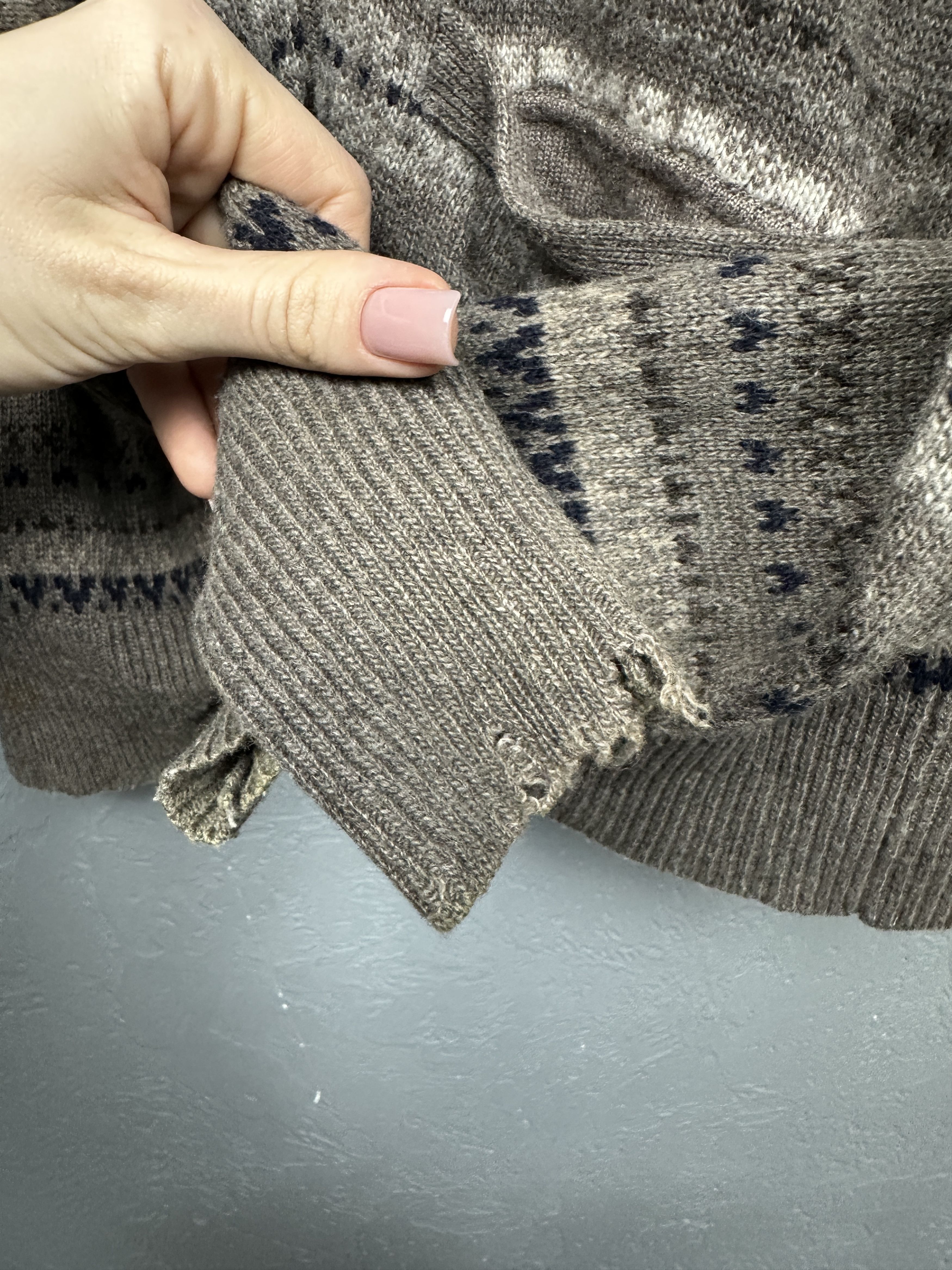 Allsaints Allsaints Halden Mens Wool - Nylon Knit Cardigan Size US S / EU 44-46 / 1 - 6 Thumbnail
