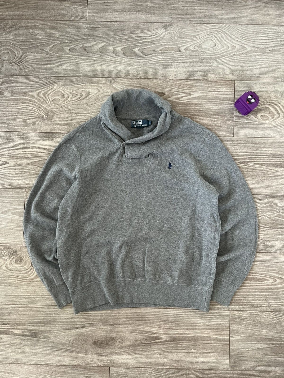 Vintage ‼️VINTAGE POLO RALPH LAUREN Knited HIGH NECK Oldmoney Sweater Size US L / EU 52-54 / 3 - 10 Thumbnail