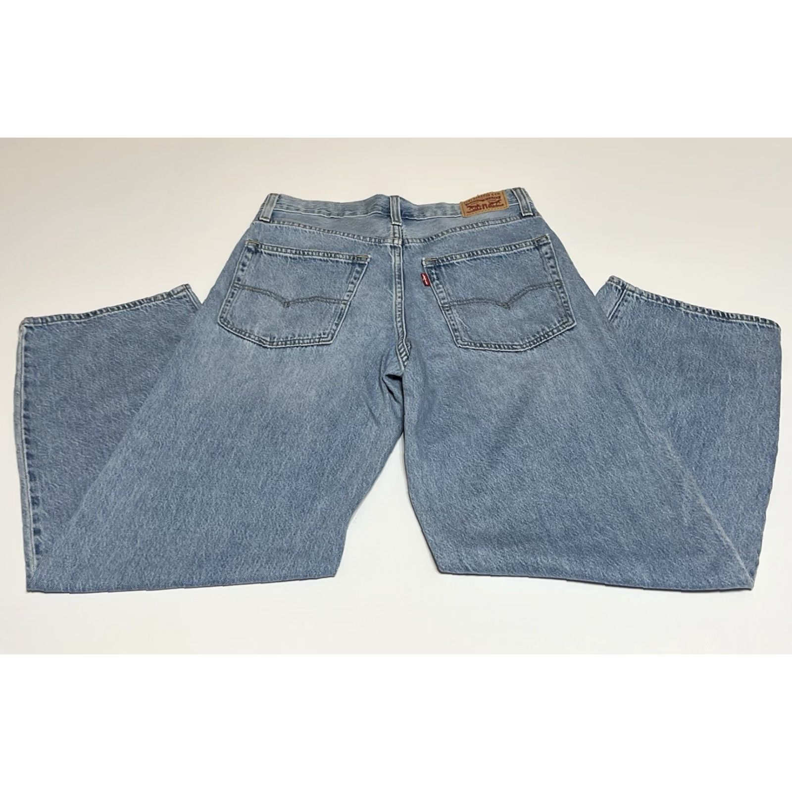 Levi's Levi’s Premium Jeans Baggy Dad Womens Blue Distressed 29x29/29x30 Big E 90s Retro Size 29" - 2 Thumbnail