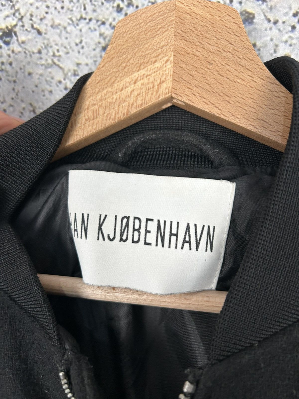 Han Kjobenhavn Han Kjobenhavn Black Wool Bomber Jacket Avant Garde Designer Size US M / EU 48-50 / 2 - 4 Thumbnail