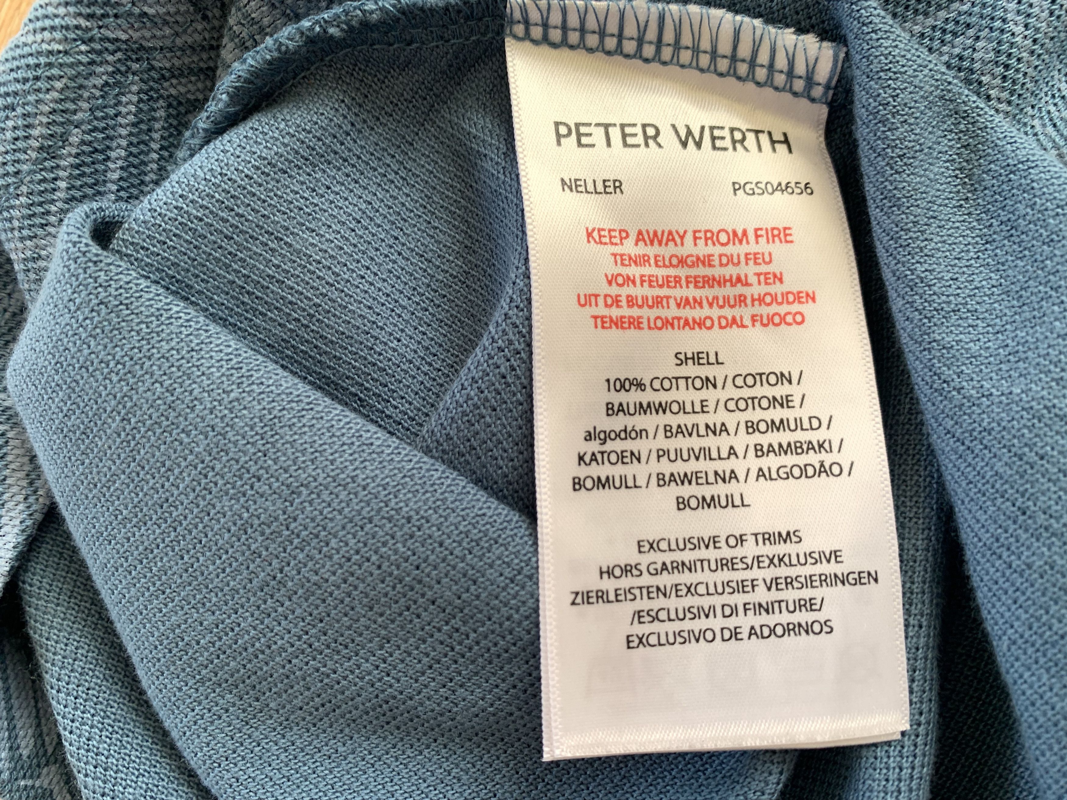 Peter Werth Peter Werth Neller Cotton T Shirt Size US M / EU 48-50 / 2 - 7 Thumbnail