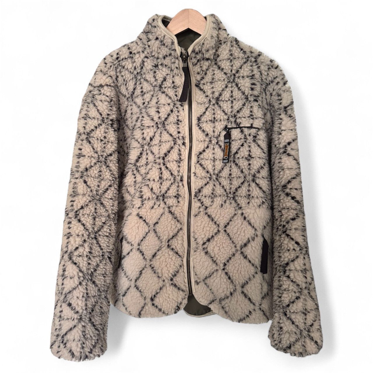Kapital Kapital Do-Gi Sashiki Boa Reversible Fleece Jacket Size US XL / EU 56 / 4 - 1 Thumbnail
