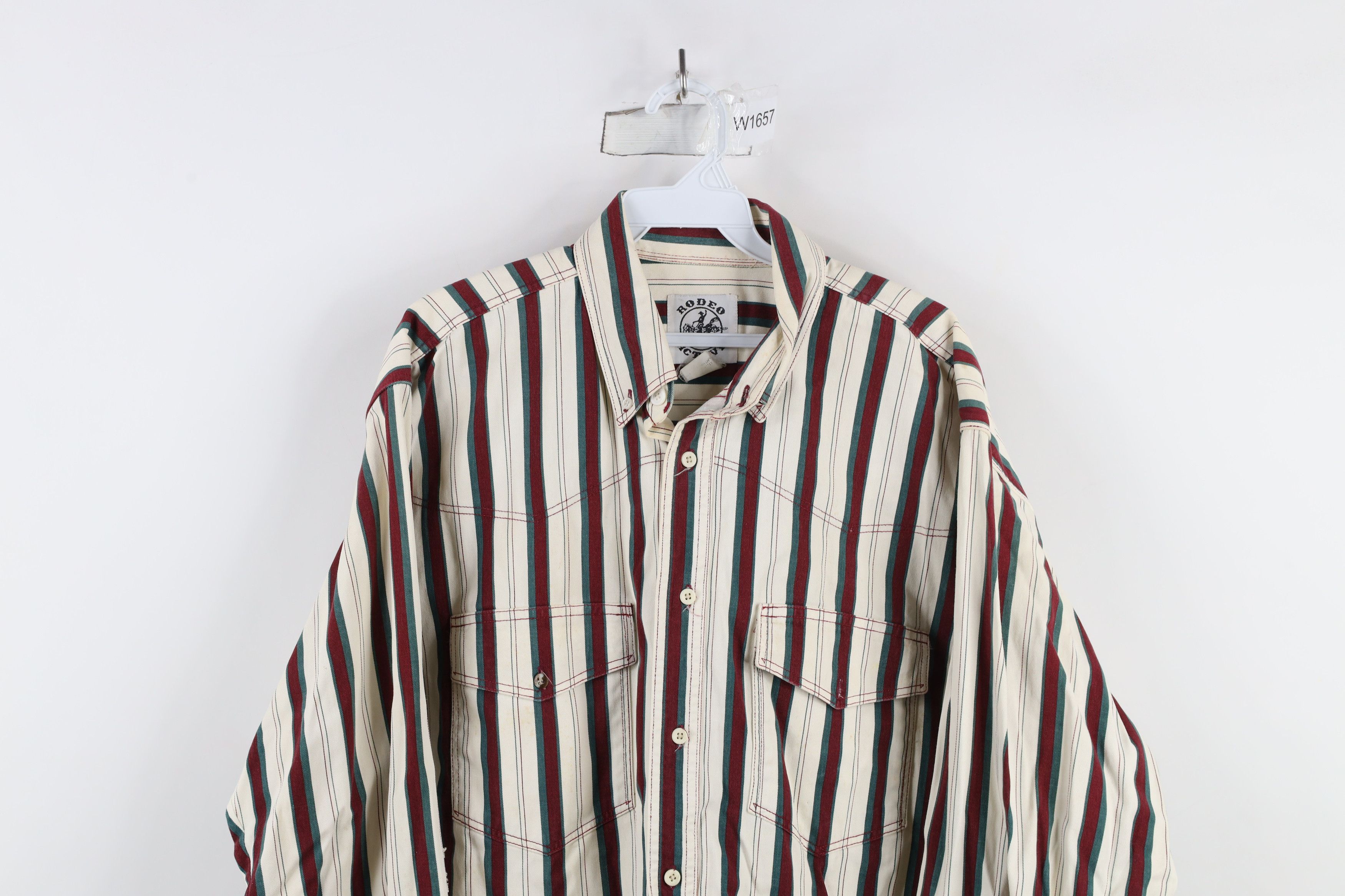 Vintage Vintage 90s Streetwear Western Cowboy Button Down Shirt Size US XL / EU 56 / 4 - 2 Thumbnail