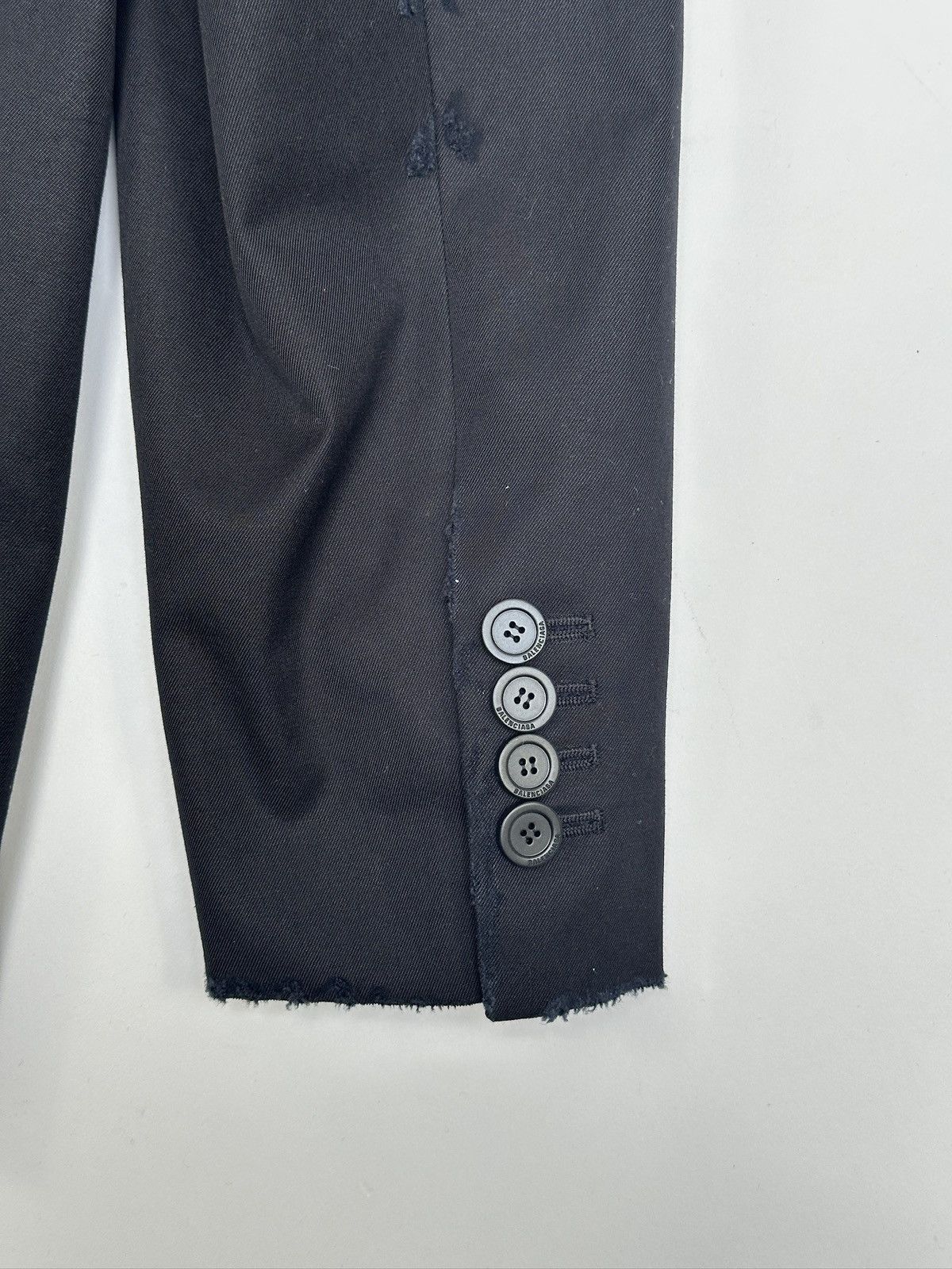 Balenciaga Balenciaga Worn Out Tailored Blazer Jacket Size 40S - 8 Thumbnail