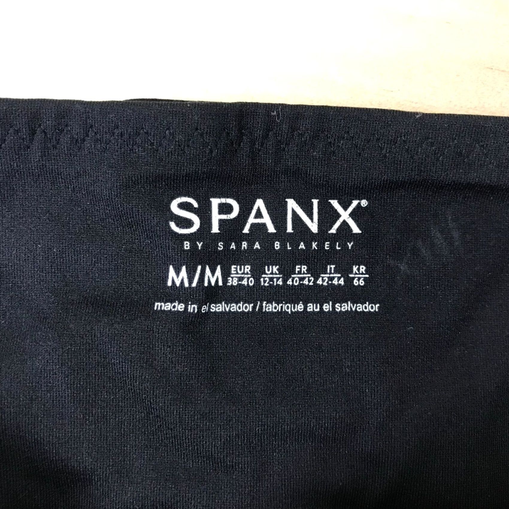 Spanx SPANX BY SARA BLAKELY Leggings Womens Medium BLACK & BLUE Nylon Blend Size 32" / US 10 / IT 46 - 7 Thumbnail