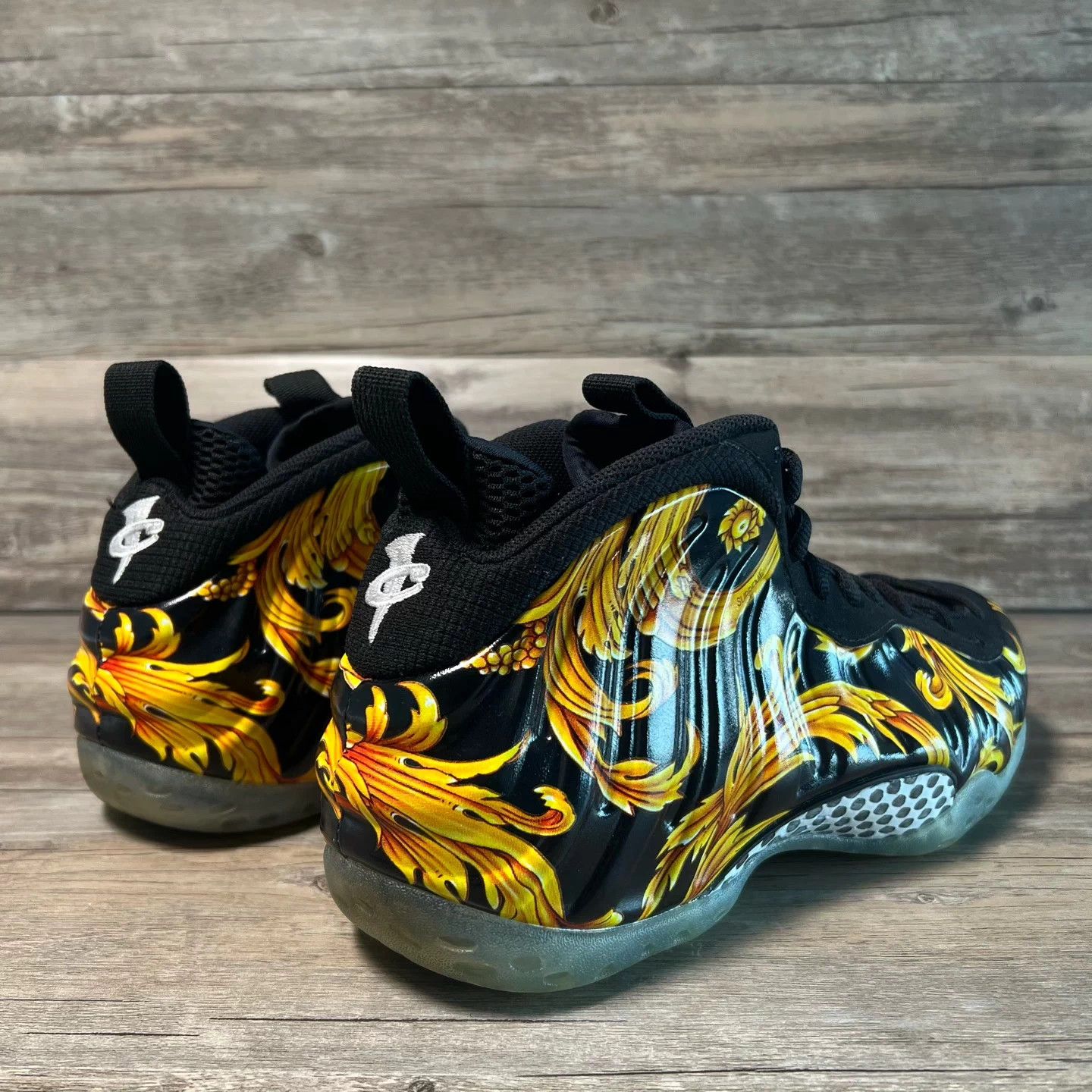 Supreme Supreme x Nike Air Foamposite One Black Straw 42.5 Size US 9.5 / EU 42-43 - 3 Thumbnail