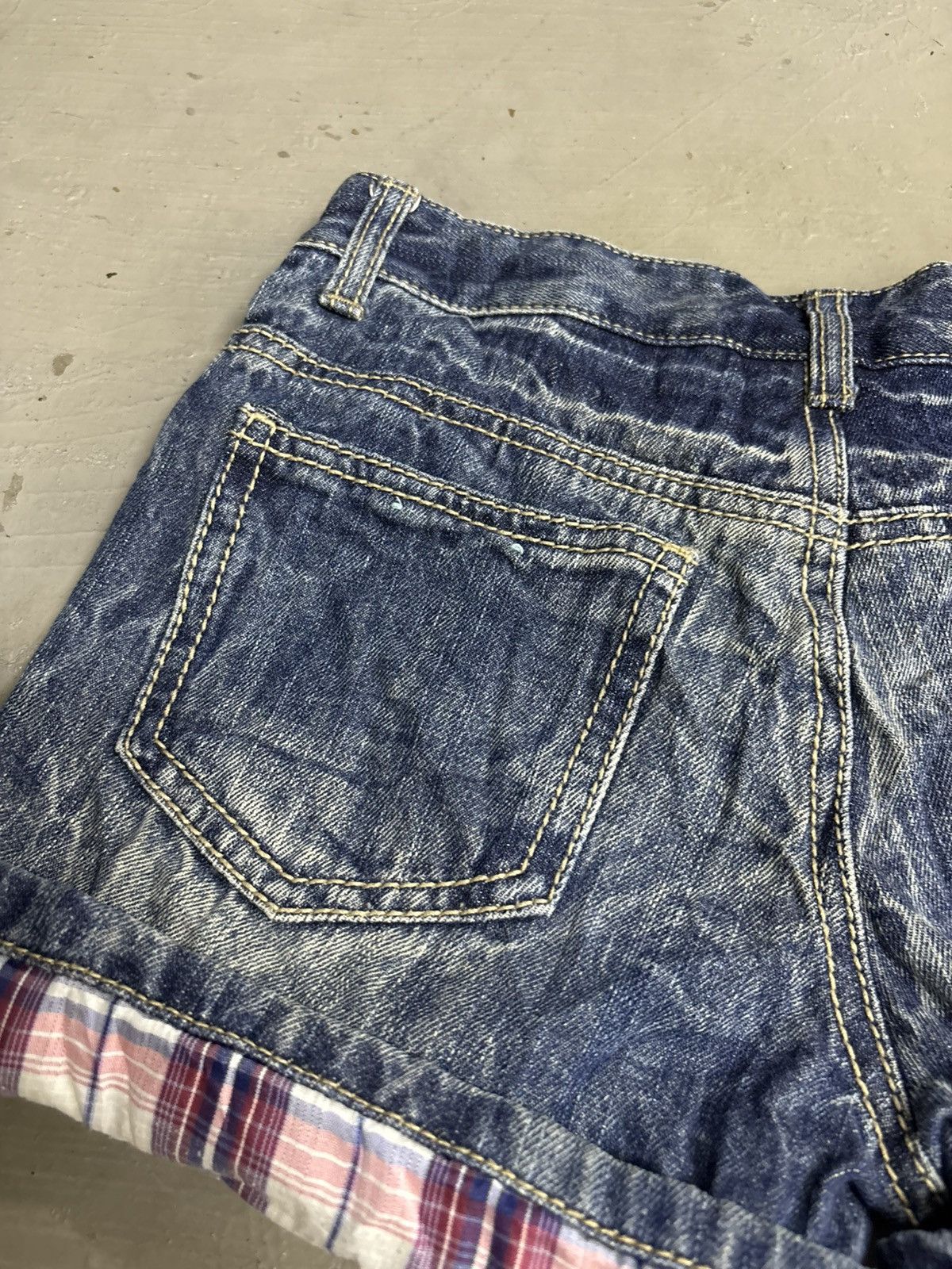 If Six Was Nine RNA H Naoto Acid Wash Japanese brand Denim shorts Size 29" - 13 Thumbnail