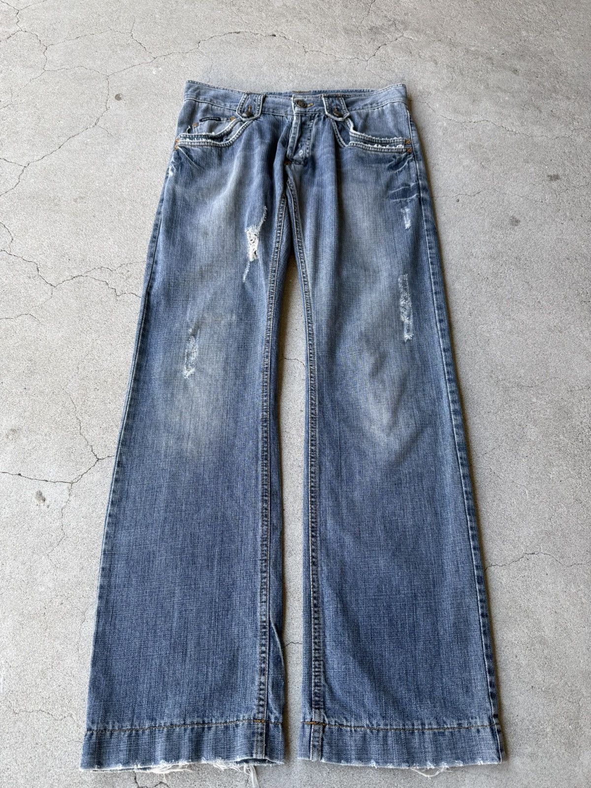 Dolce & Gabbana Damaged Denim