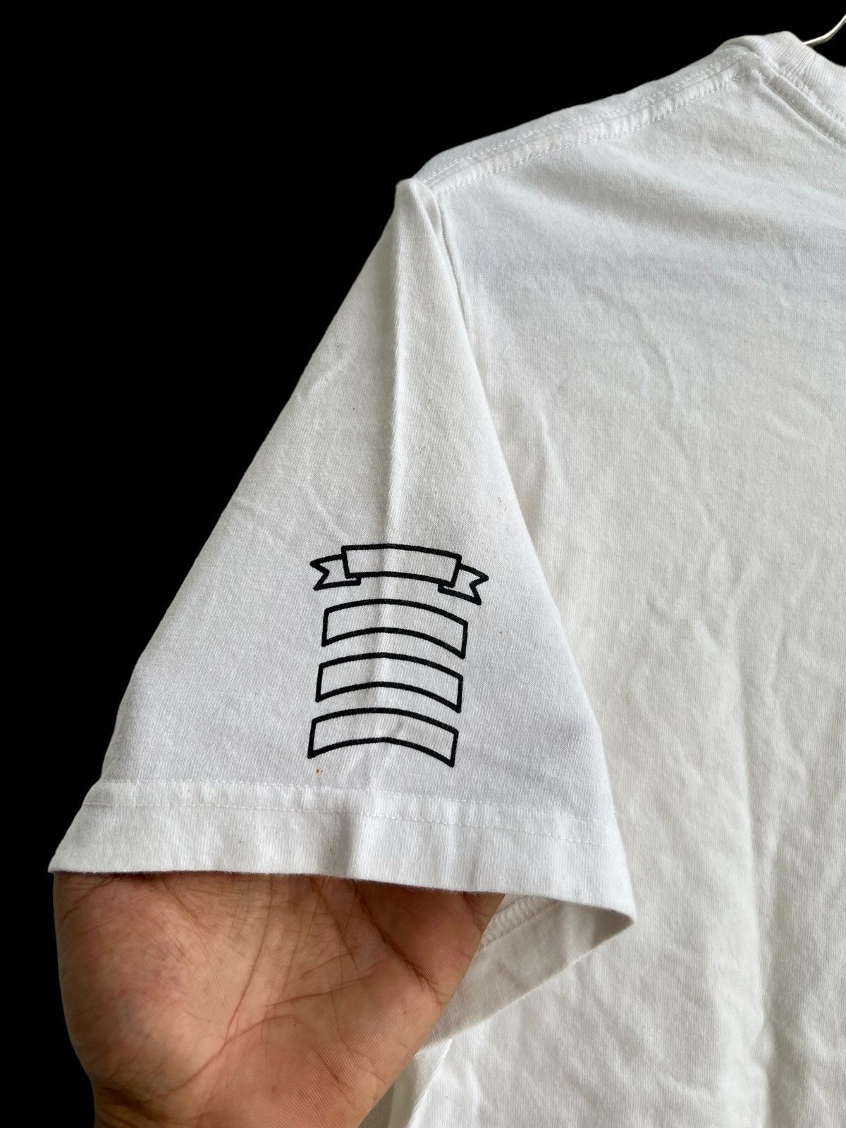 Number (N)ine SS01 Number Nine Miyashita Shield Emblem White Shirt Size US M / EU 48-50 / 2 - 4 Thumbnail