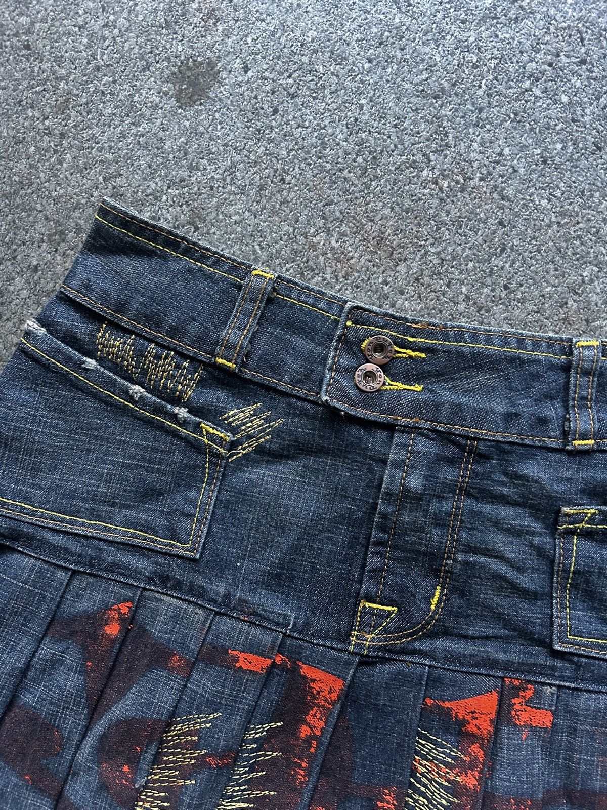 Vintage × Von Dutch Vintage Von Dutch Pleated Mini Skirt Size 26" / US 2 / IT 38 - 9 Thumbnail