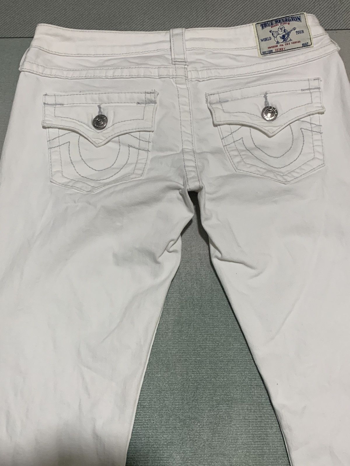 True Religion True Religion Basic Skinny W Flaps Jeans Size 28" / US 6 / IT 42 - 15 Thumbnail