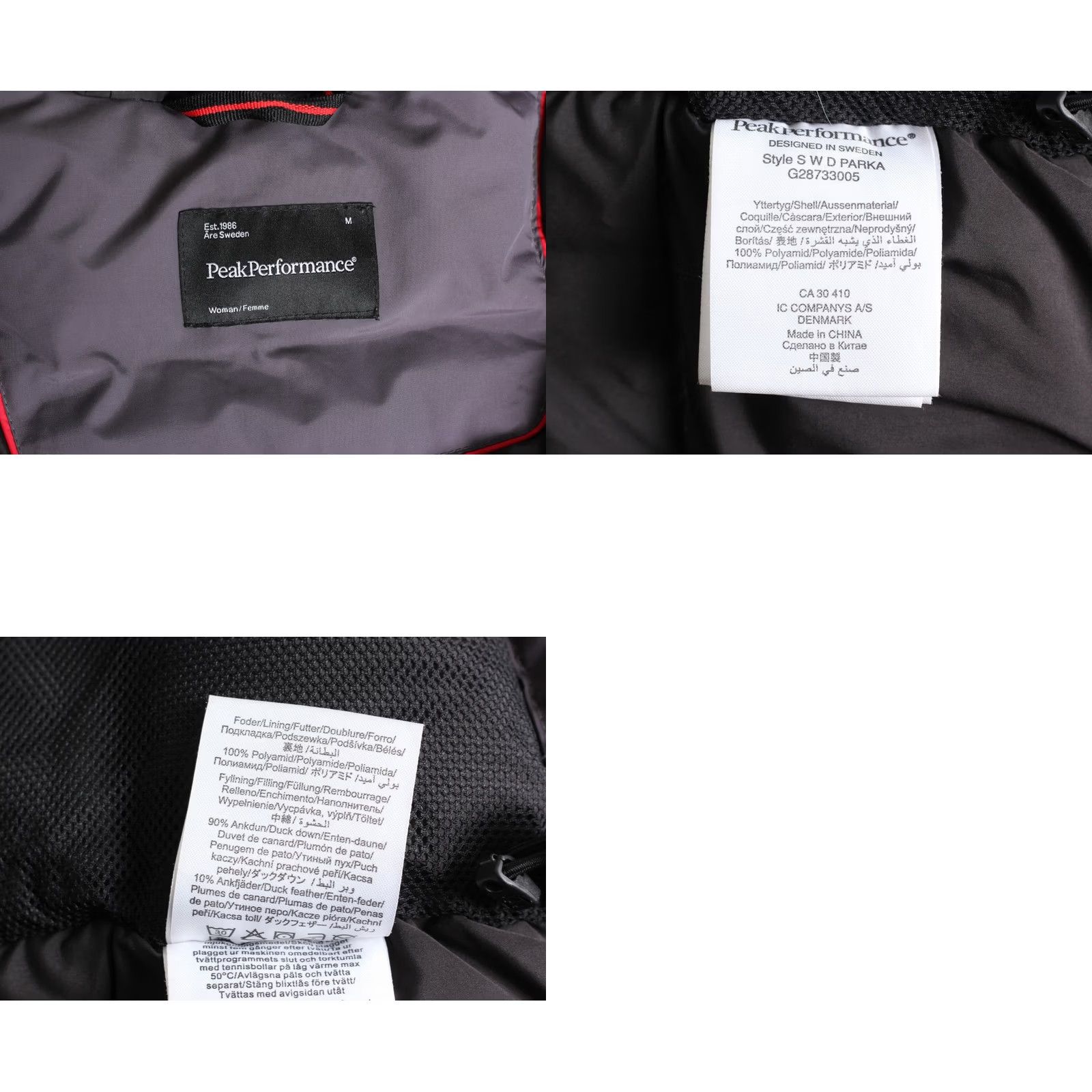 Peak Performance VINTAGE Peak Performance Down Parka Jacket Women Size M Fur Hooded Waterproof MJ5498 Size M / US 6-8 / IT 42-44 - 8 Thumbnail