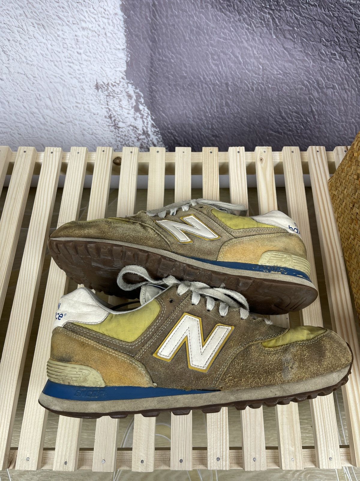 New Balance New balance vintage thrashed used worn distressed sneakers Size US 8.5 / EU 41-42 - 6 Thumbnail