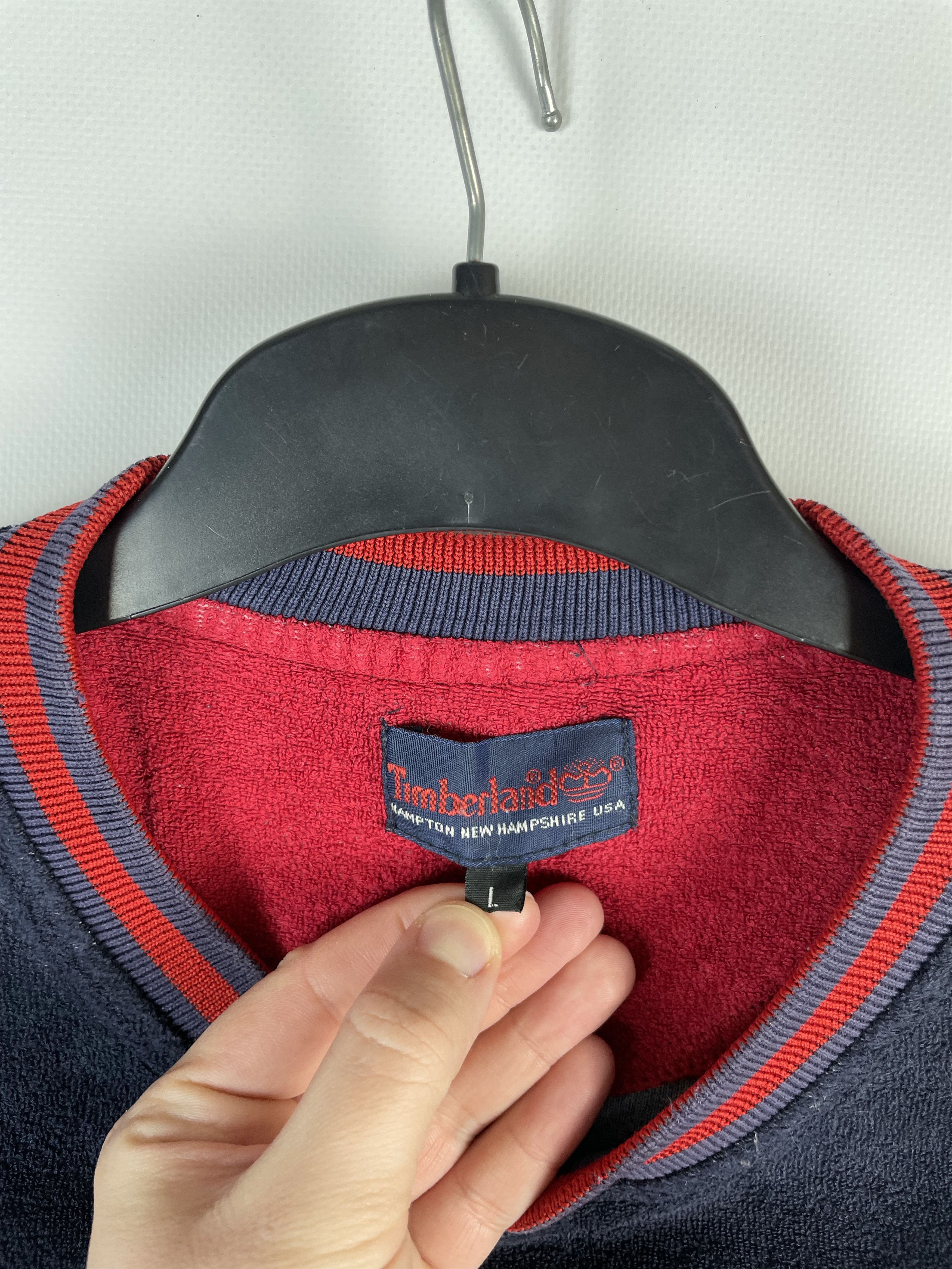 Other Vintage Timberland Sweatshirt Big Logo Crewneck Size US L / EU 52-54 / 3 - 5 Thumbnail