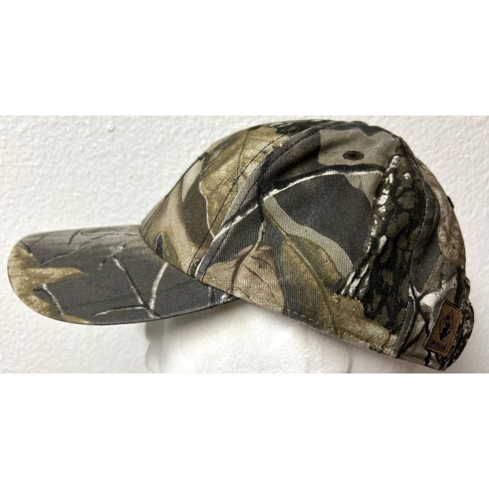 Vintage VINTAGE? CAT Dri Duck Wildlife Series Hat Deer Embroidered Baseball Cap Olive Green New Size ONE SIZE - 4 Thumbnail