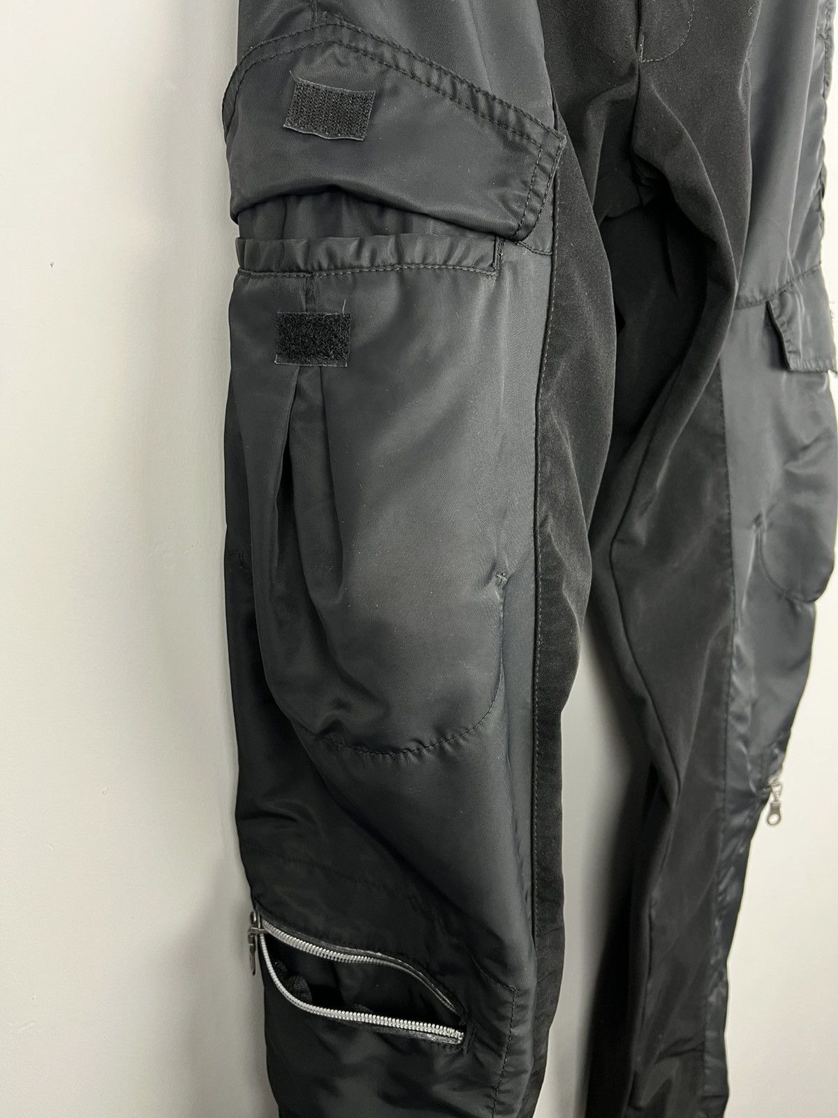 Designer × Marithe + Francois Girbaud × Vintage Rare Marithe François Girbaud Cargo Nylon Pants Vintage Size 26" / US 2 / IT 38 - 4 Thumbnail