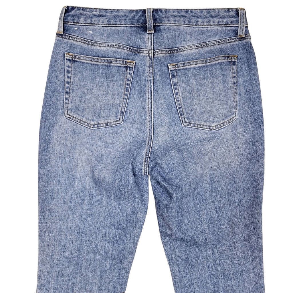 Talbots Talbots Modern Ankle Jeans Fray Leg 4 Waist 32" Inseam 28" Size 27" / US 4 / IT 40 - 5 Thumbnail