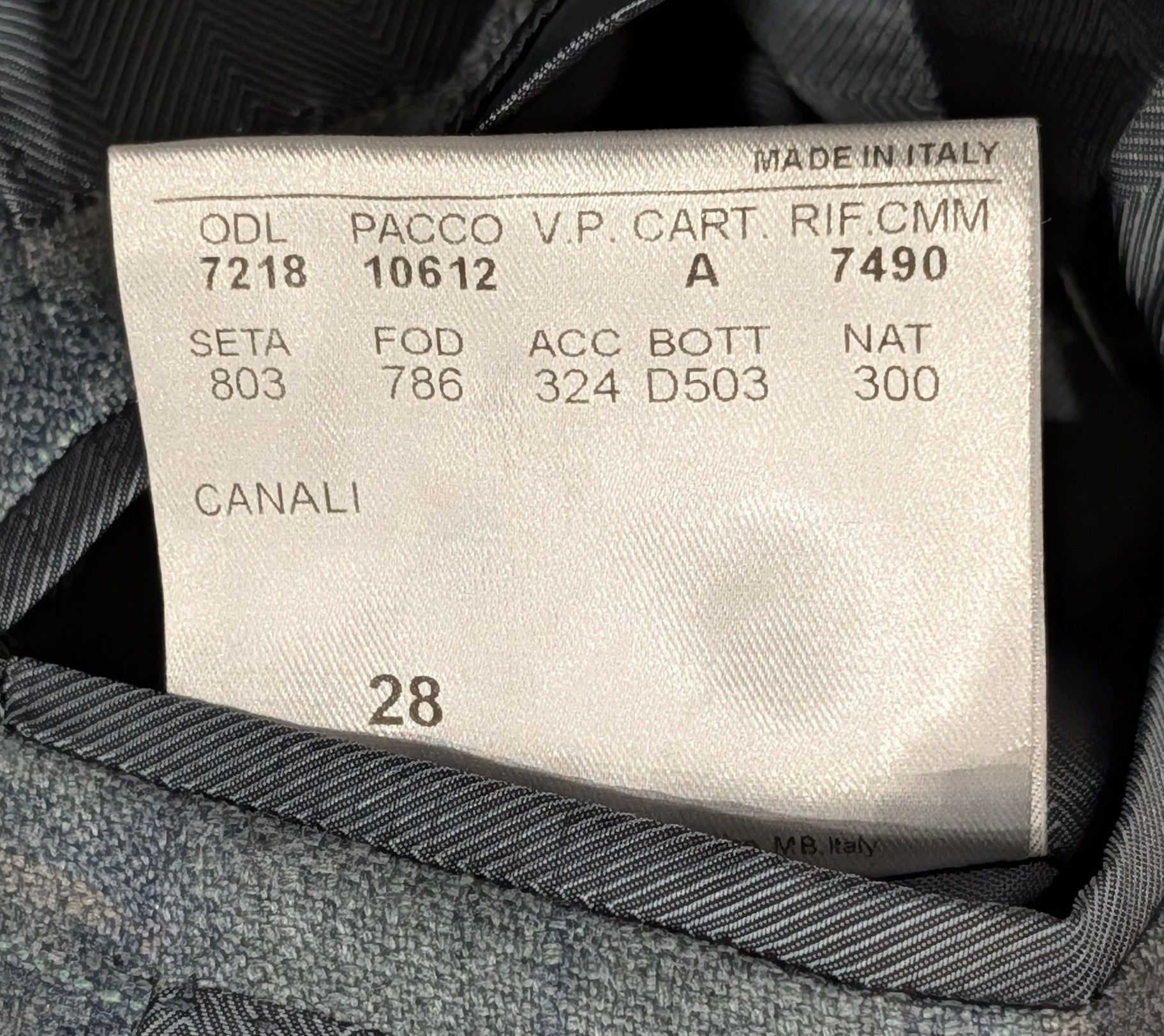 Canali CANALI Shadow Check Silk/Cashmere Sport Coat Light Green 46L Size 46L - 7 Thumbnail